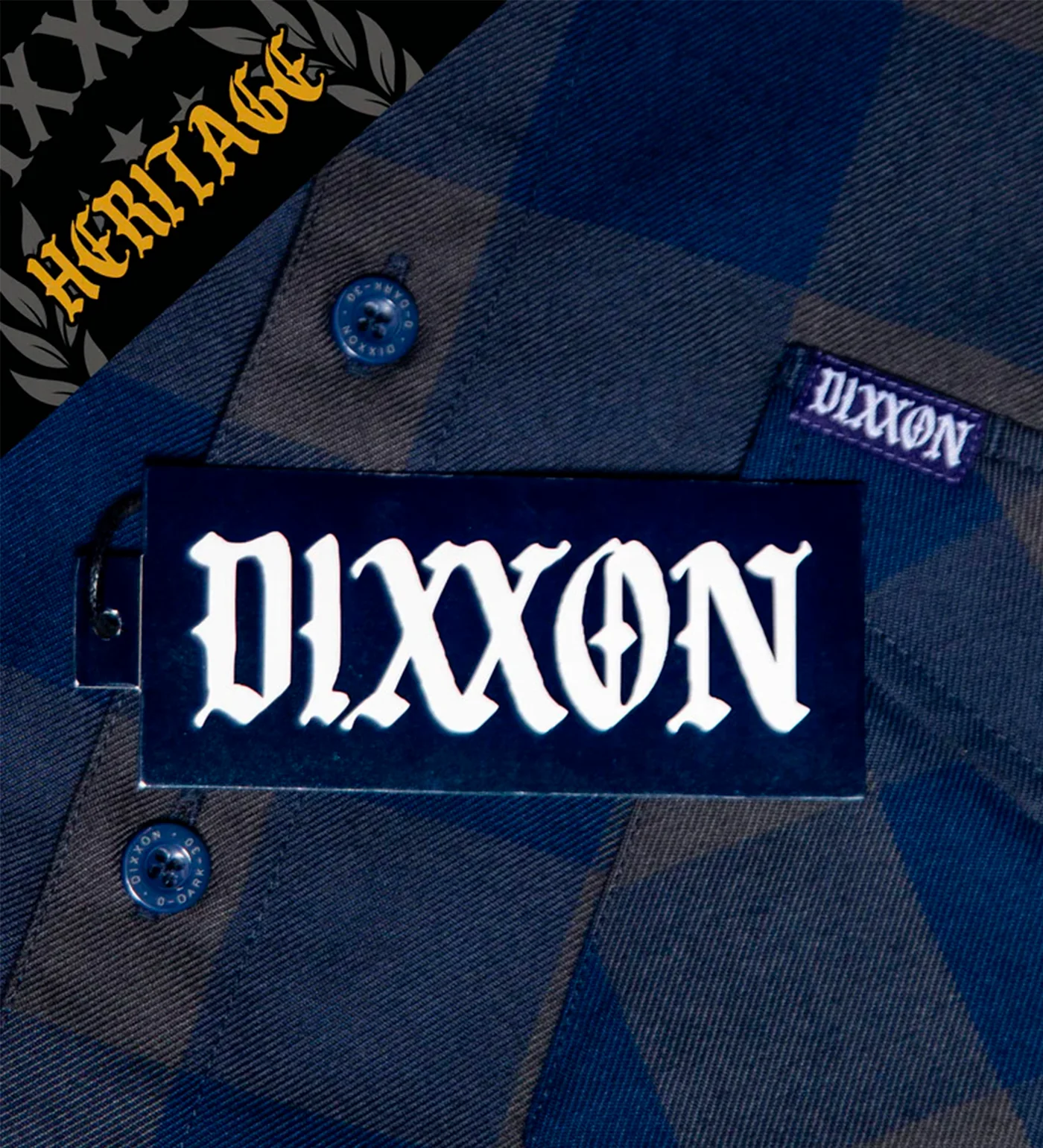 0 Dark 30 Flannel, Blue/Grey - Image 3