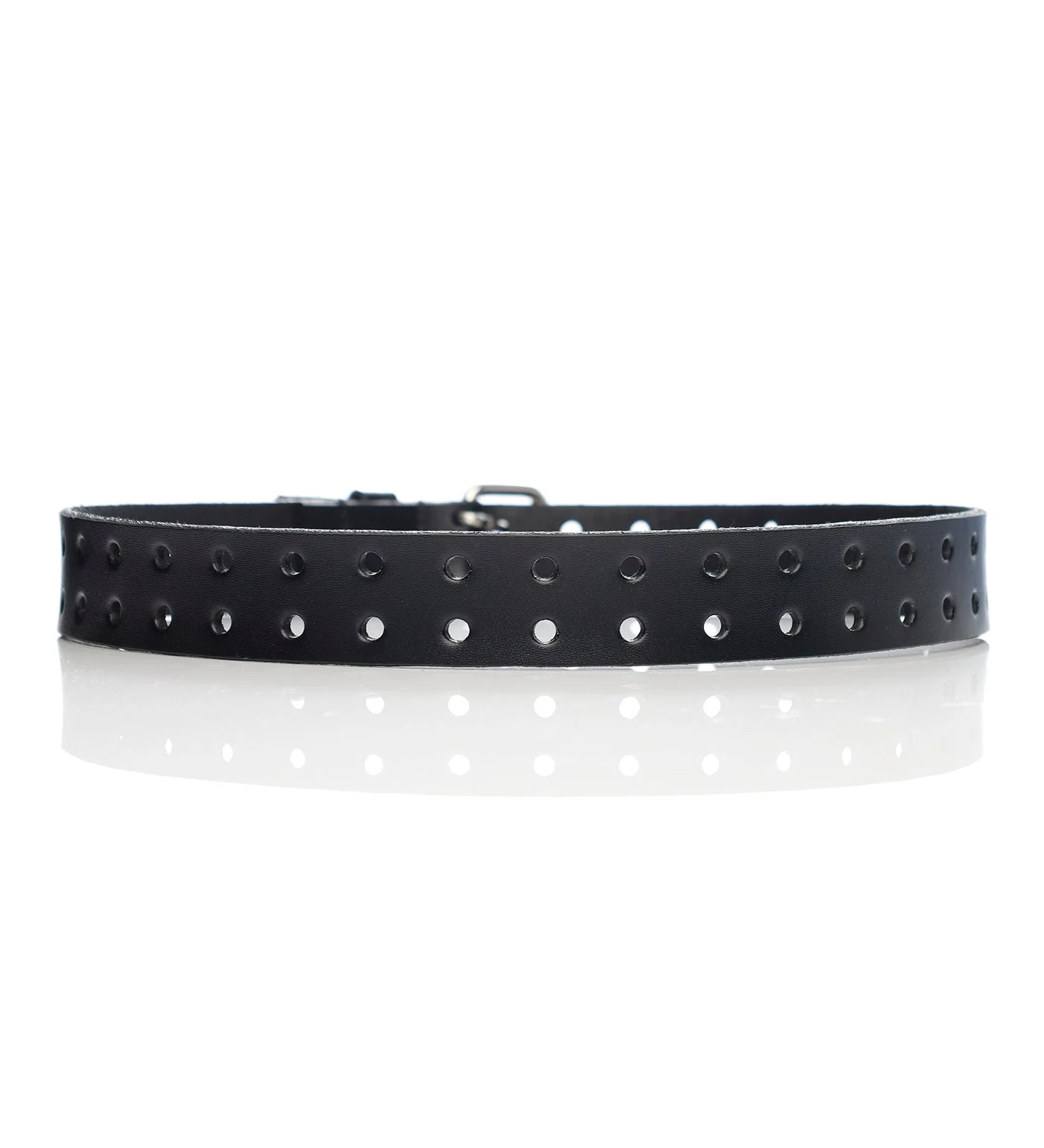 1 1/2" Double Hole Belt M235B, Black - Image 2