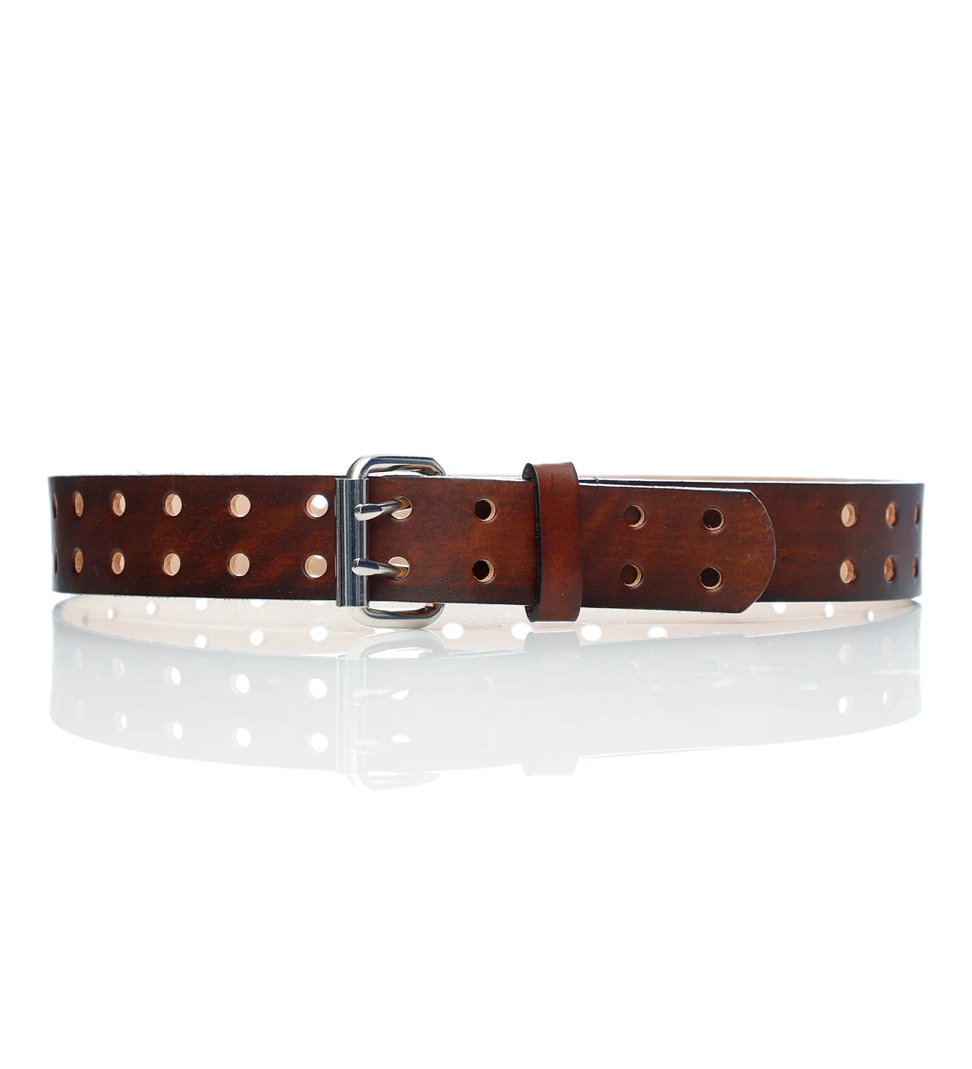 1 1/2" Double Hole Belt M235C, Brown