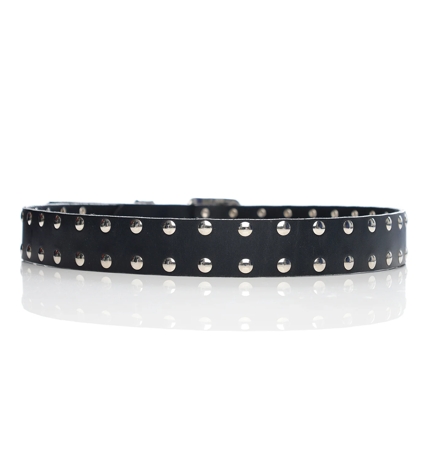 1 1/2" Studded Belt RS112, Black - Image 2