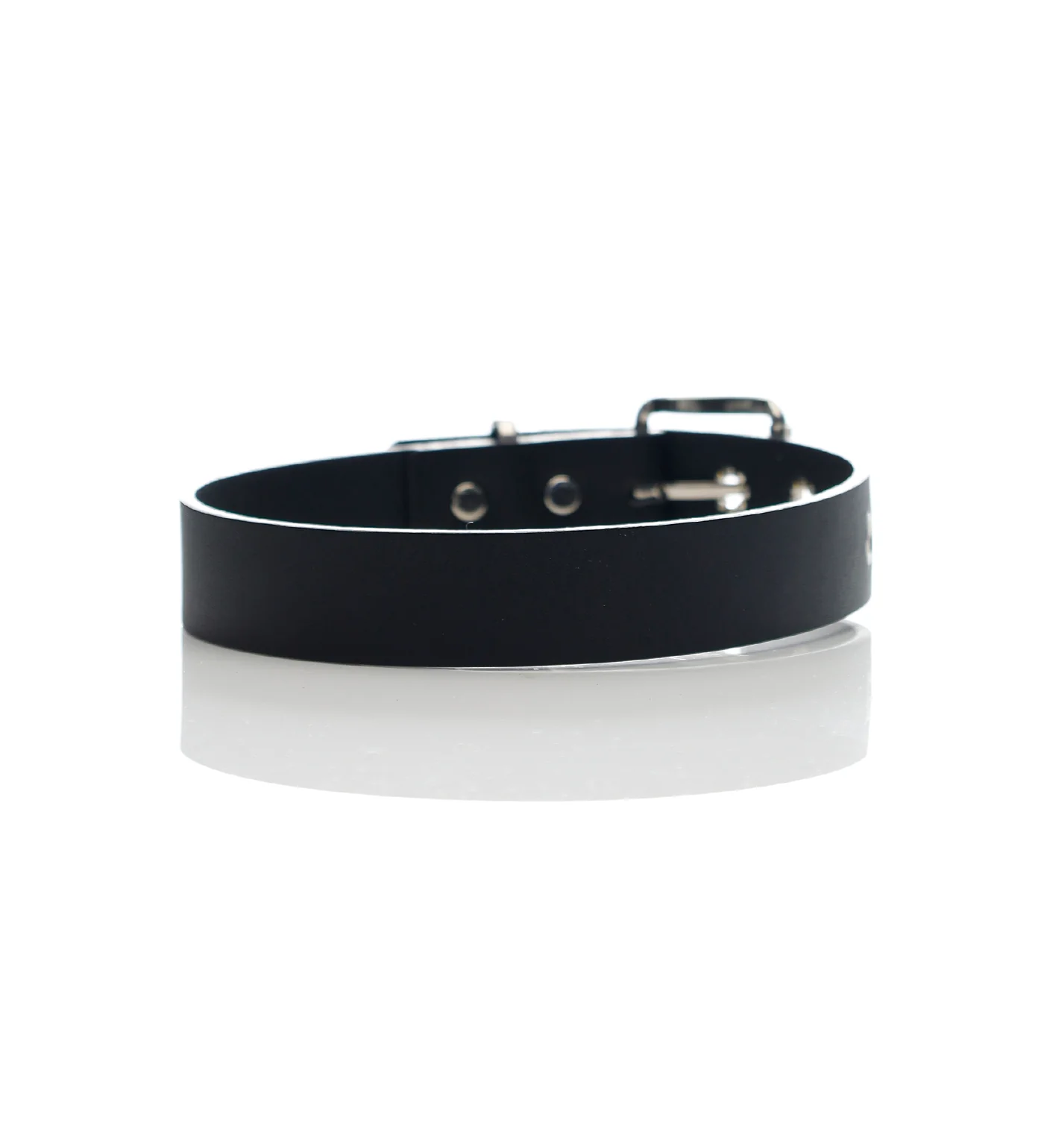1 1/8" Plain Leather Choker