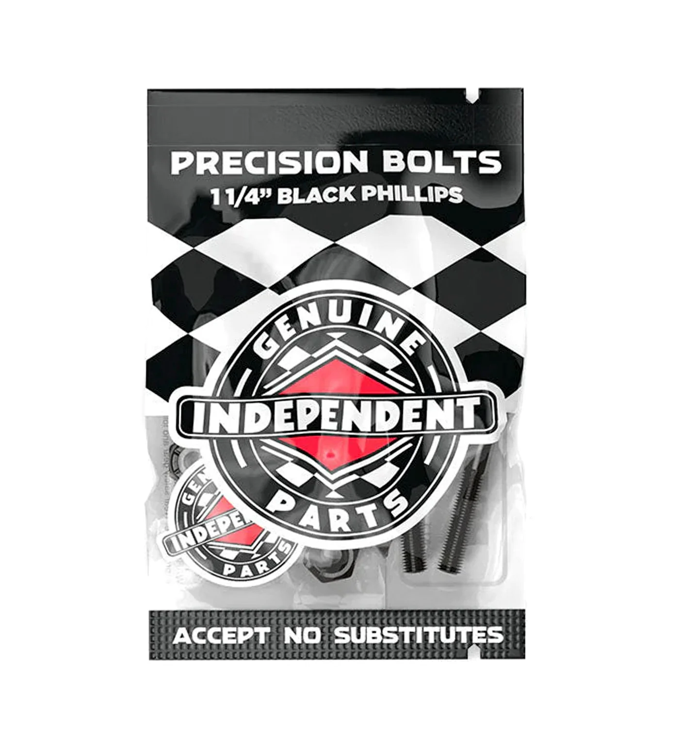 1.25" Phillips, Black