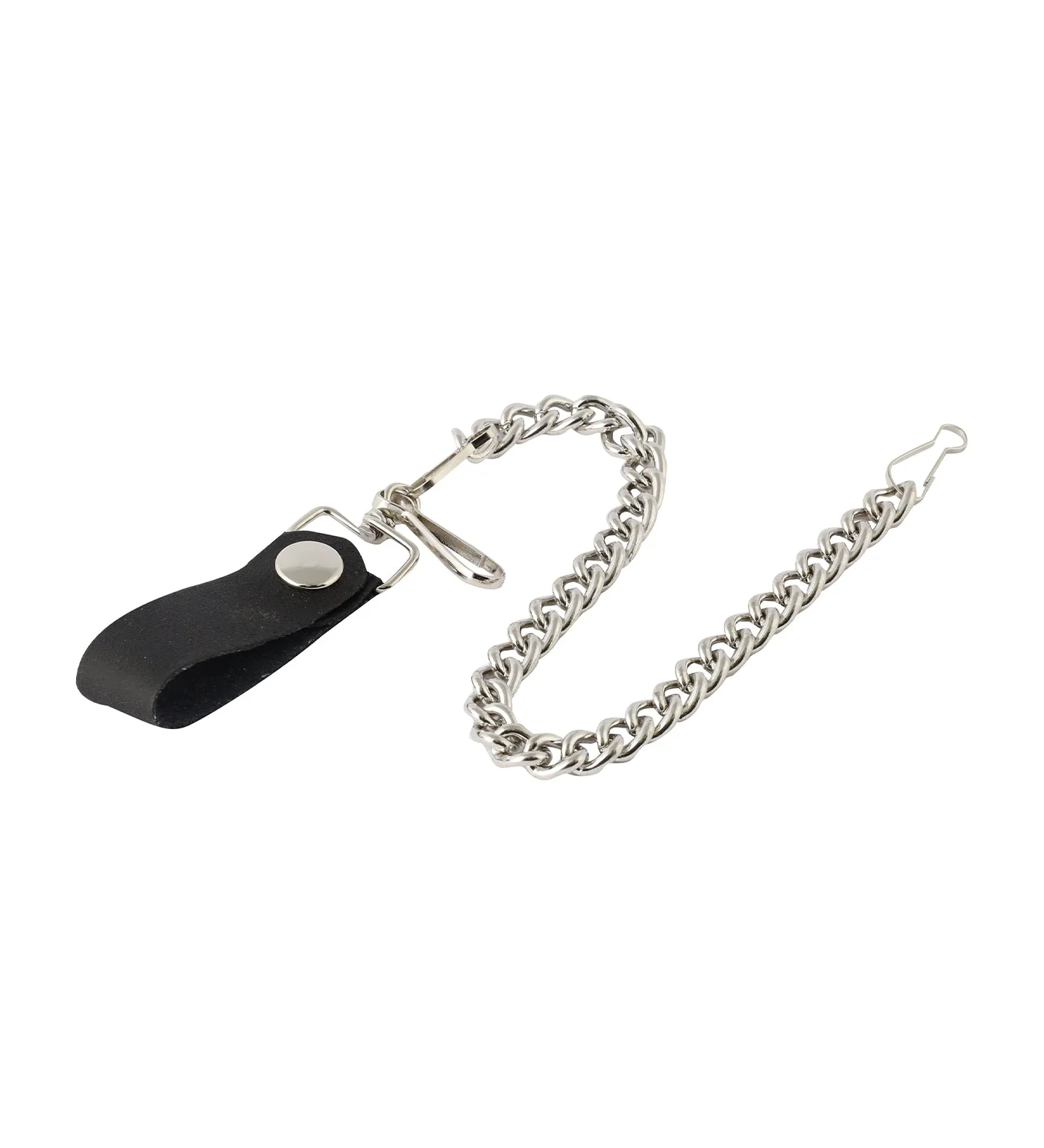 12' Wallet Chain K12, Black/Silver