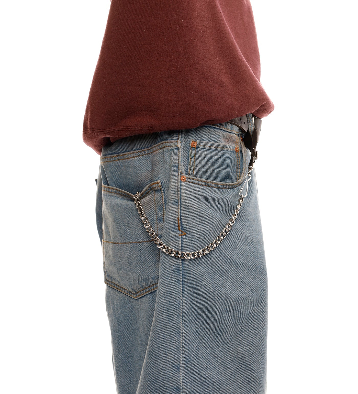 12' Wallet Chain K12, Black/Silver - Image 2