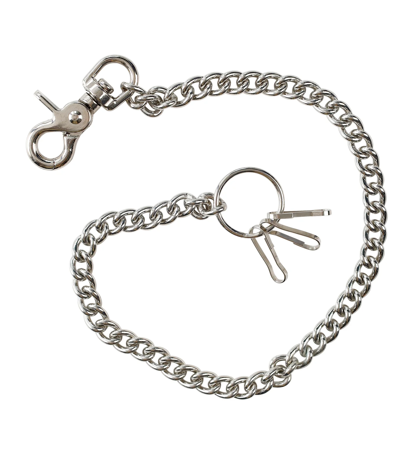 18" Chain W/ Claw Hook KC18, Silver