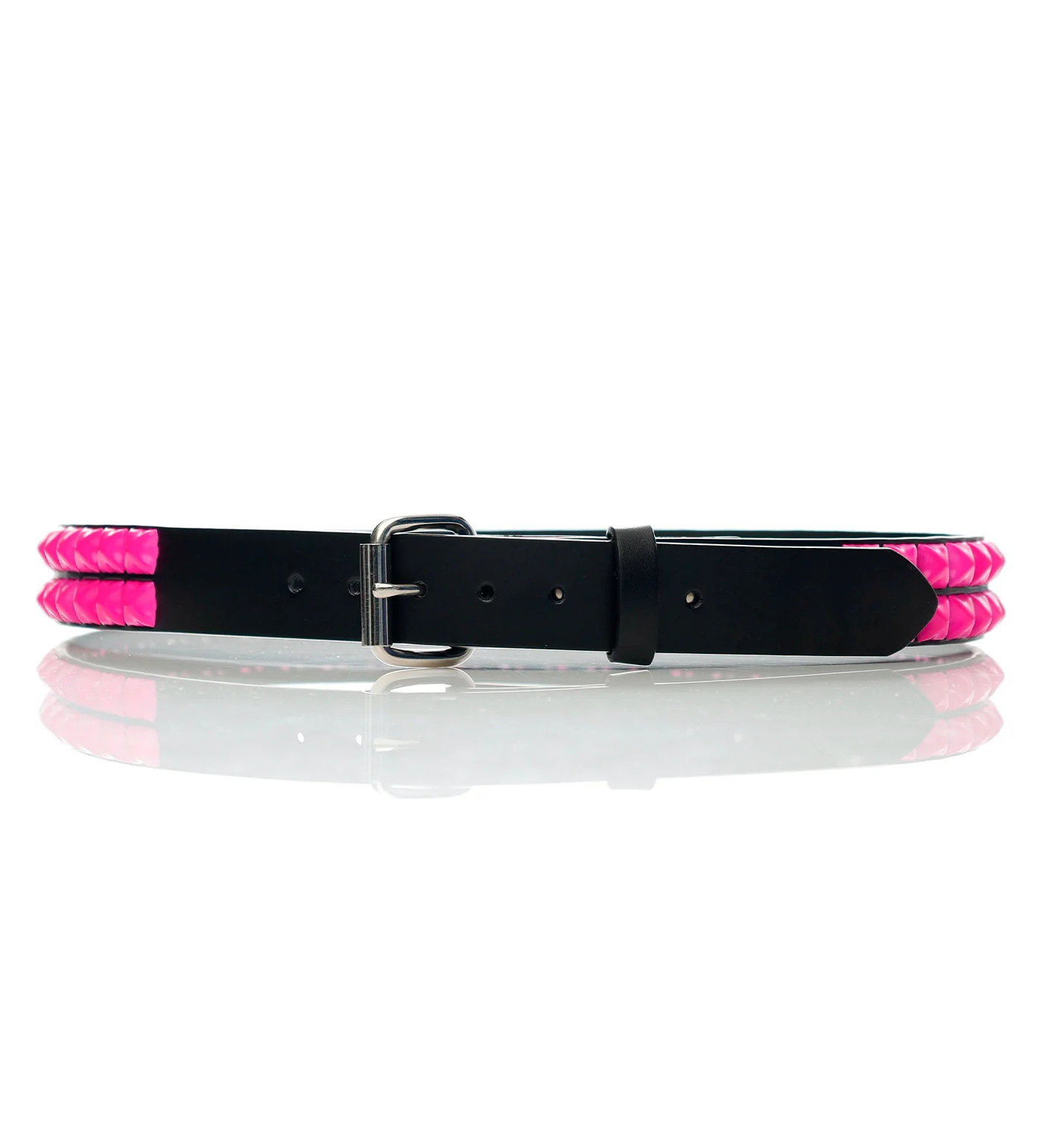 2 Row Pyramid Studs, Pink - Image 2