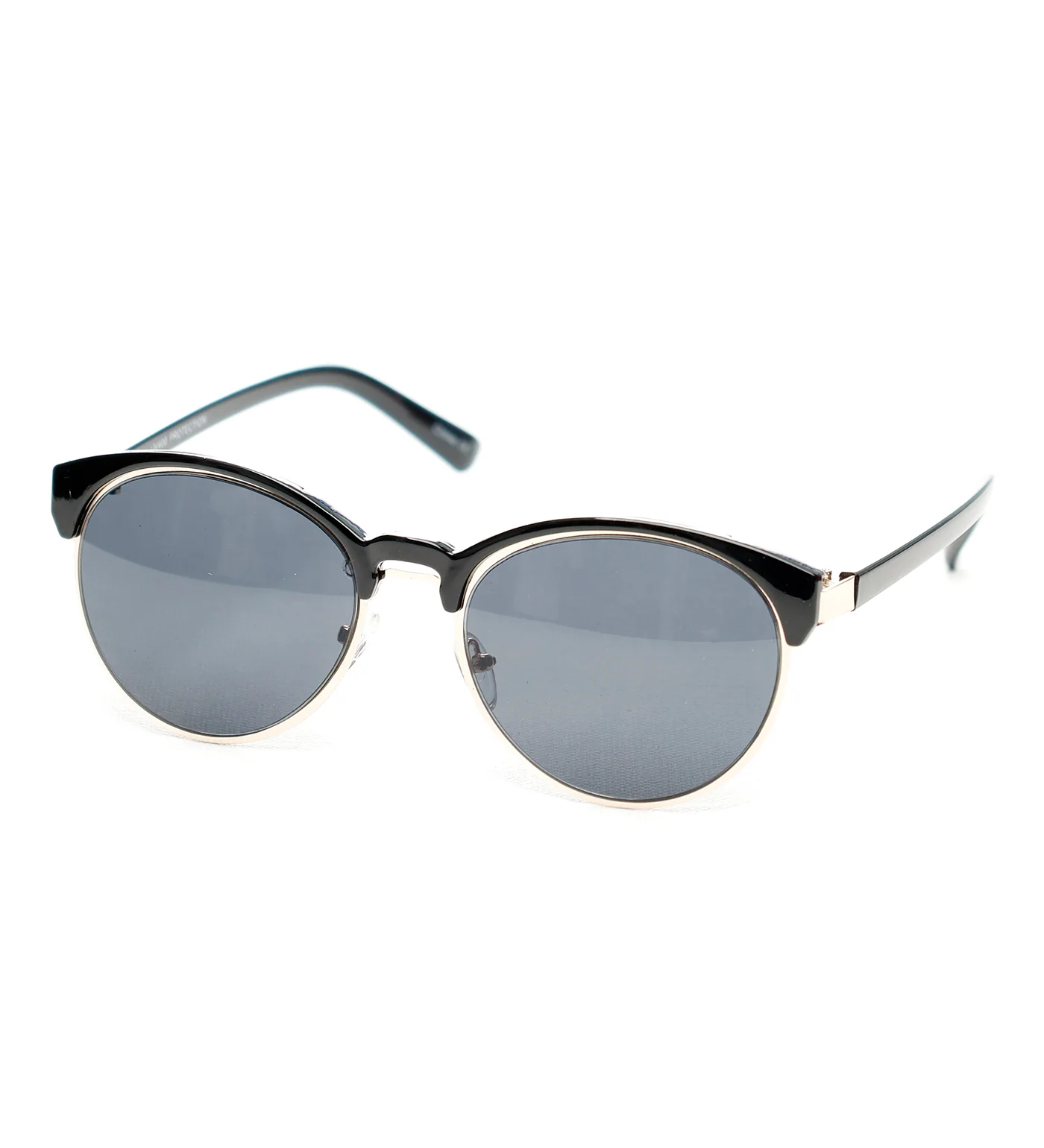 Metal Frame Clubmaster, Black/Gold