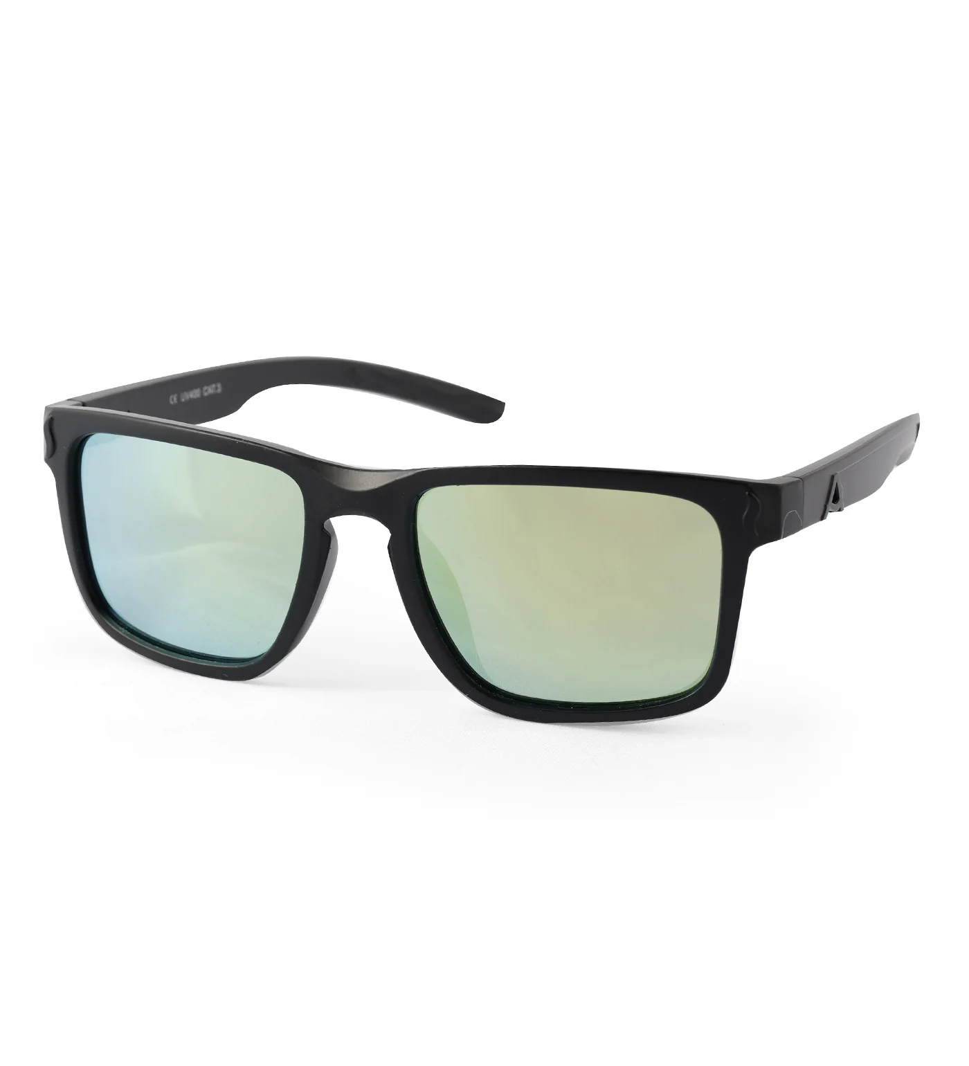 20200PLRV, Matte Black/Green Mirror