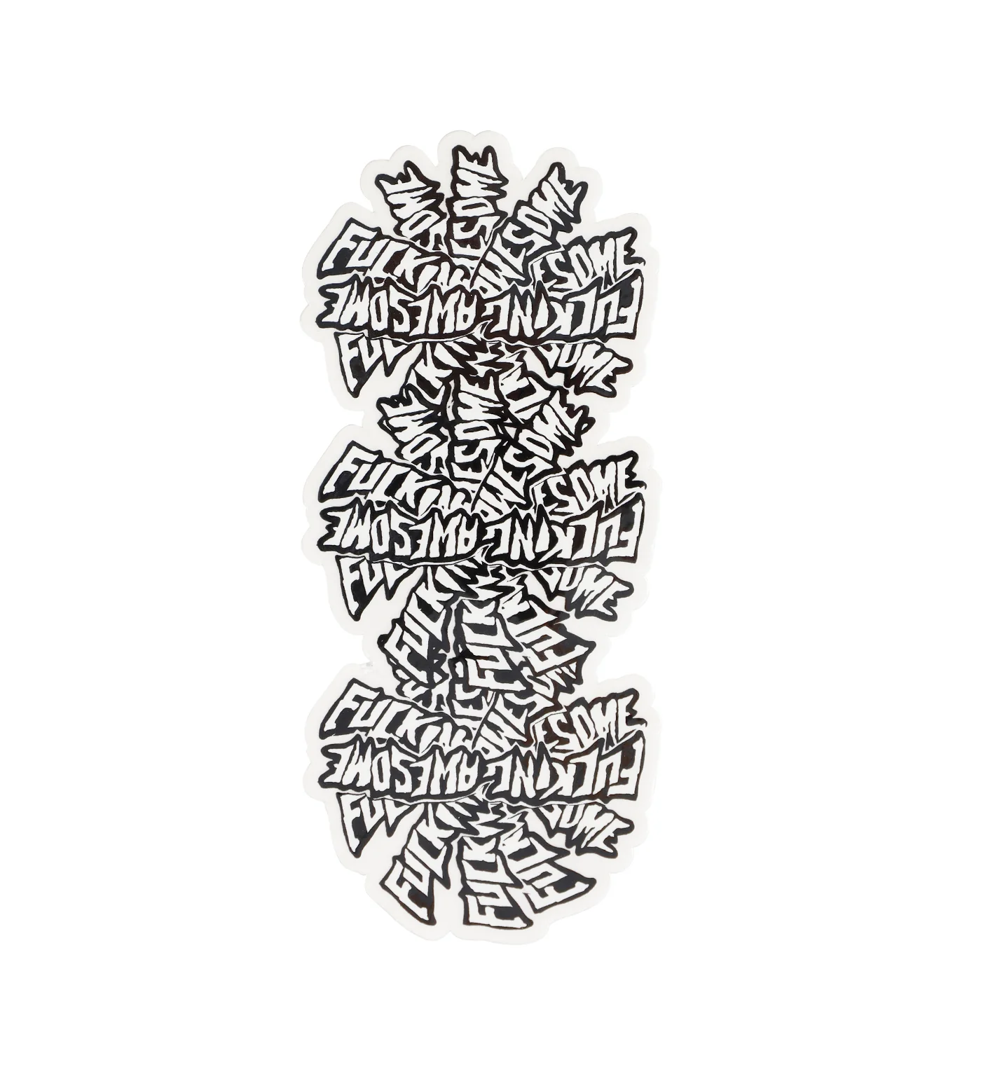 3 Spirals, Black/White