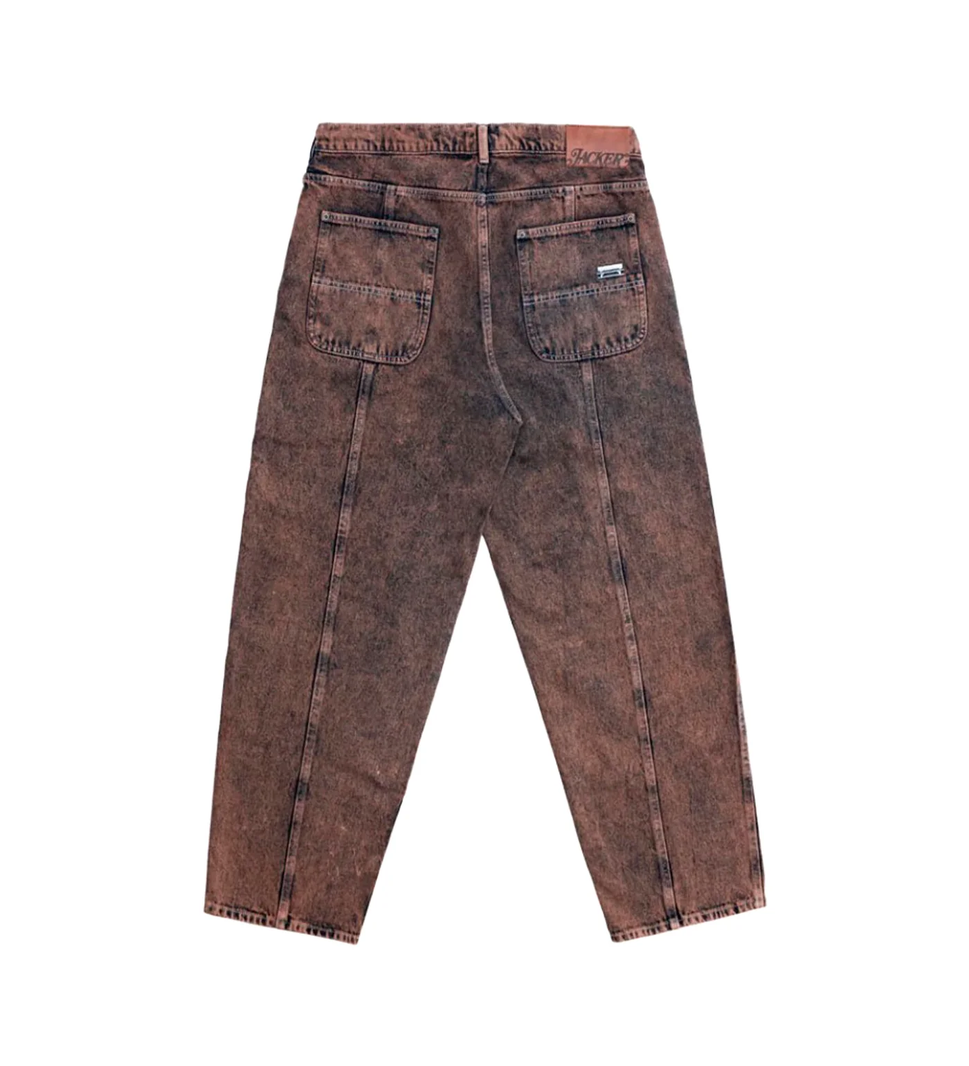 3 Stripes Dyed Denim, Brown - Image 2