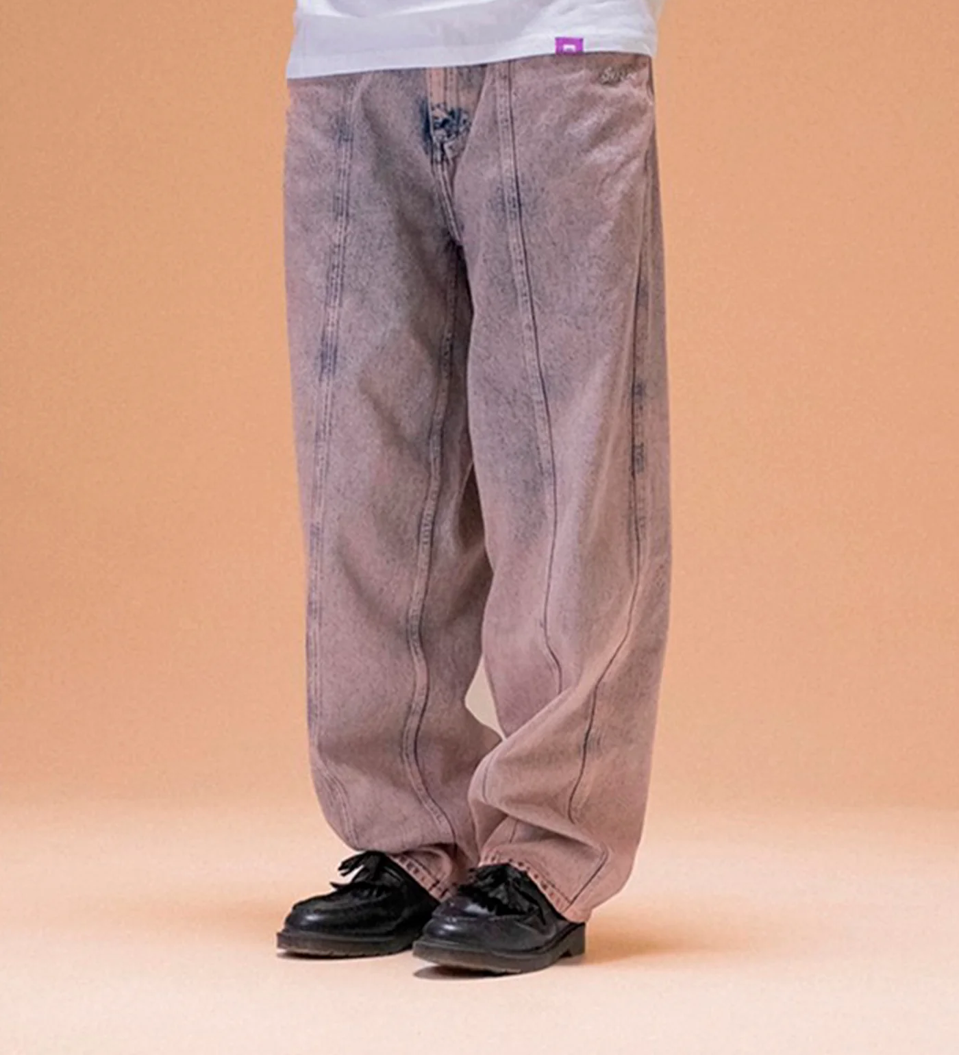 3 Stripes Dyed Denim, Grey - Image 5