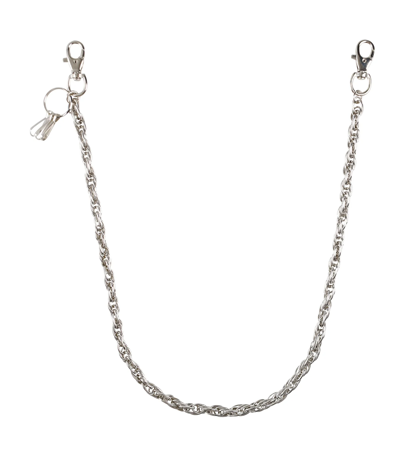 30'' Multi-Link Wallet Chain, Silver
