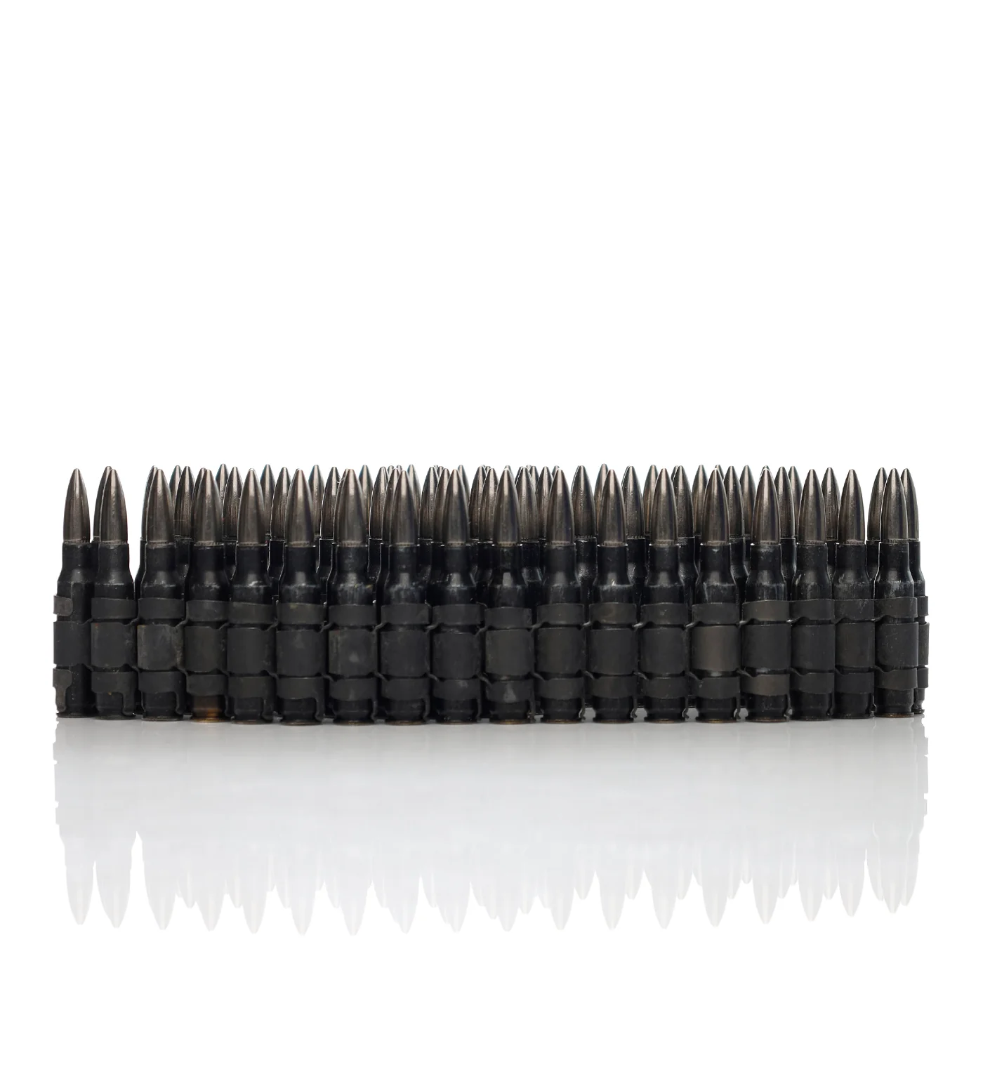 .308 Bullet Belt 42", Black Shell/Gun Metal Tip/Black links - Image 2