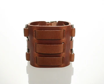 4 Rings Wristband HCR-22C, Brown