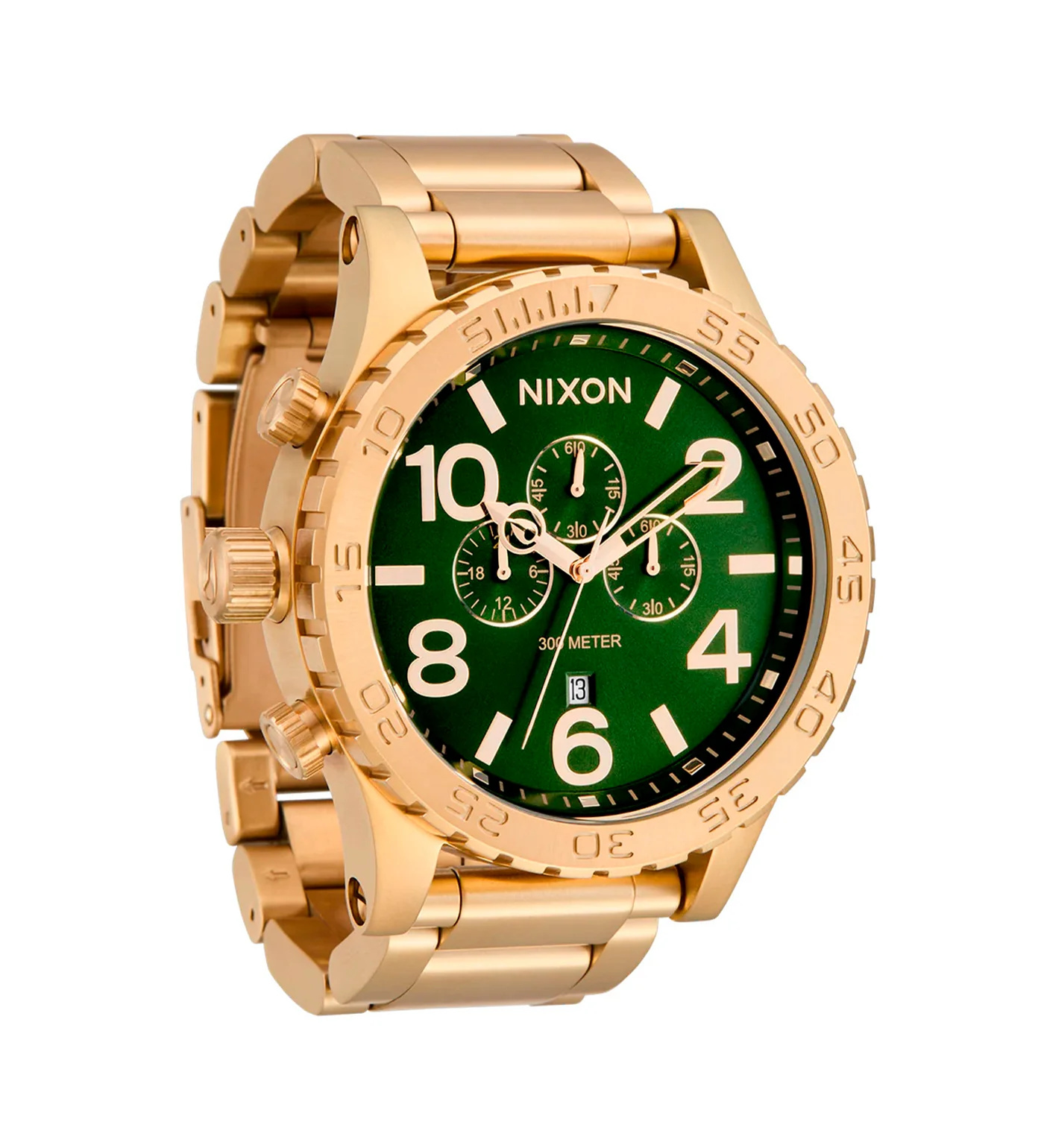 51-30 Chrono, Gold/Green Sunray - Image 2