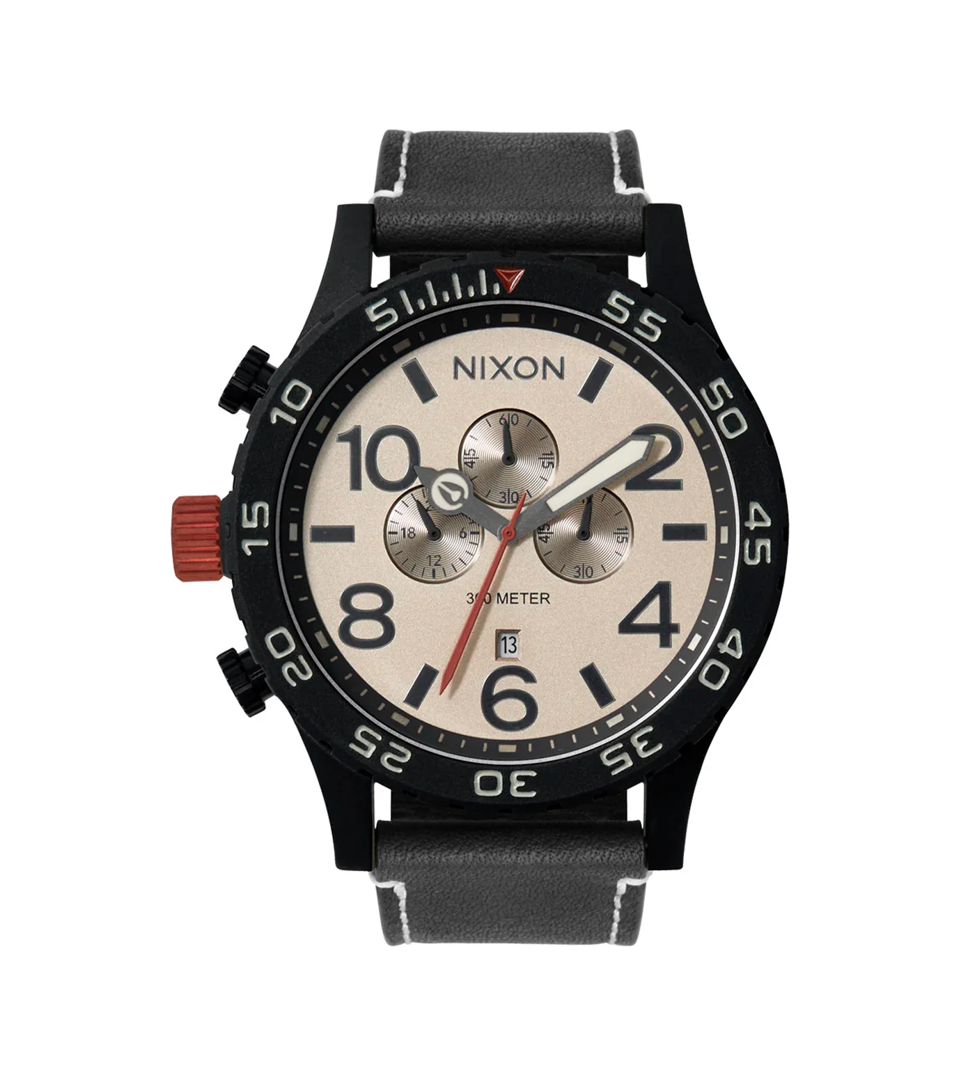 51-30 Chrono Leather, Black/Pumice/Charcoal