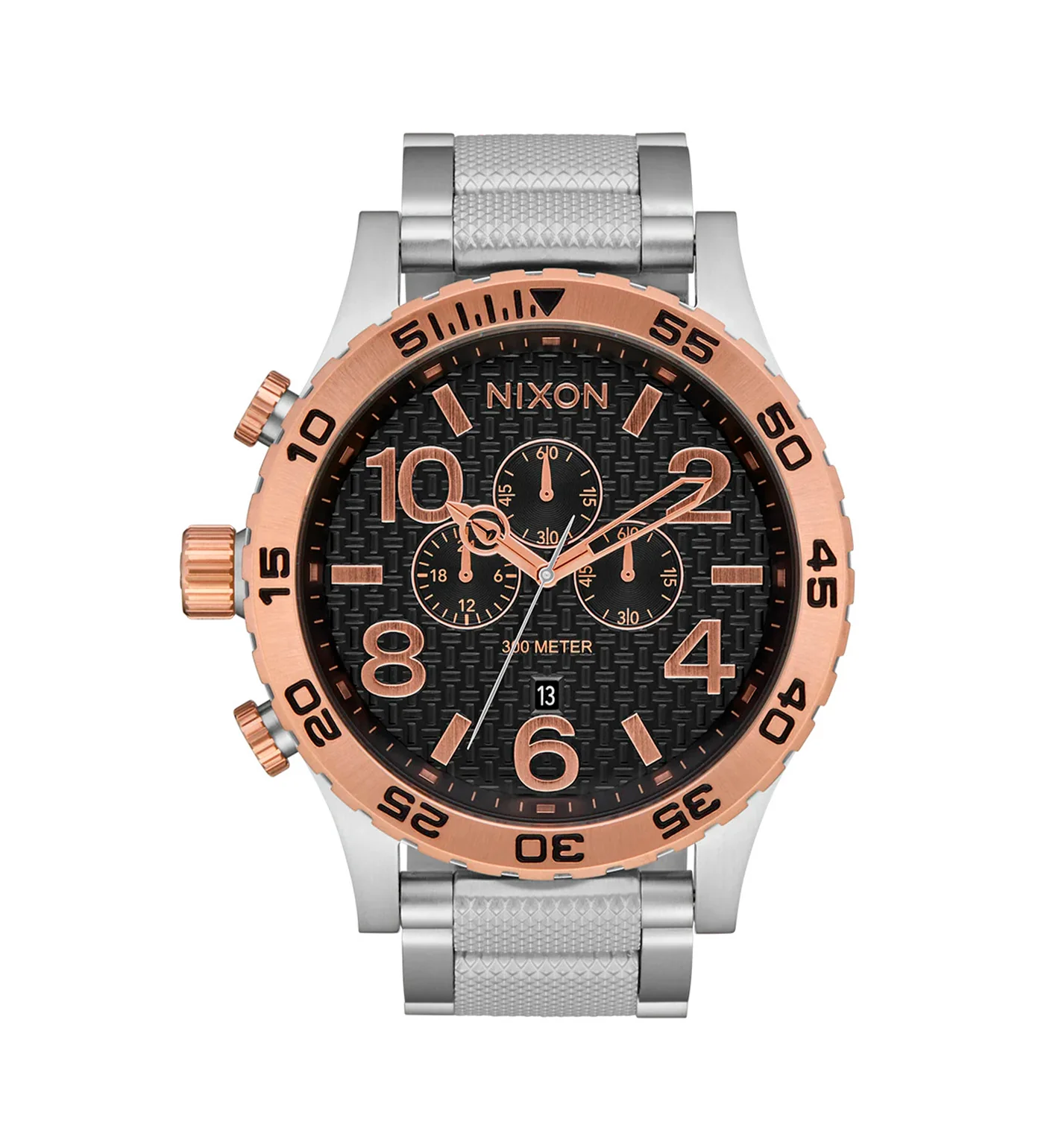 51-30 Chrono, Silver/Rose Gold/Black