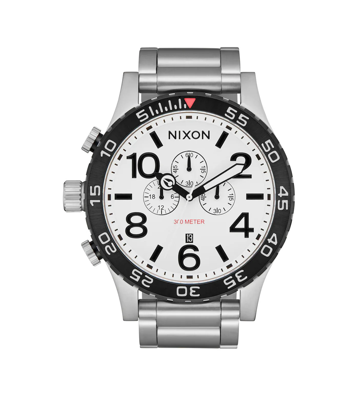 51-30 Chrono, Silver/White Lume