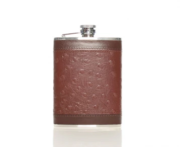 6 Oz. Cow Ostrich Leather, Brown