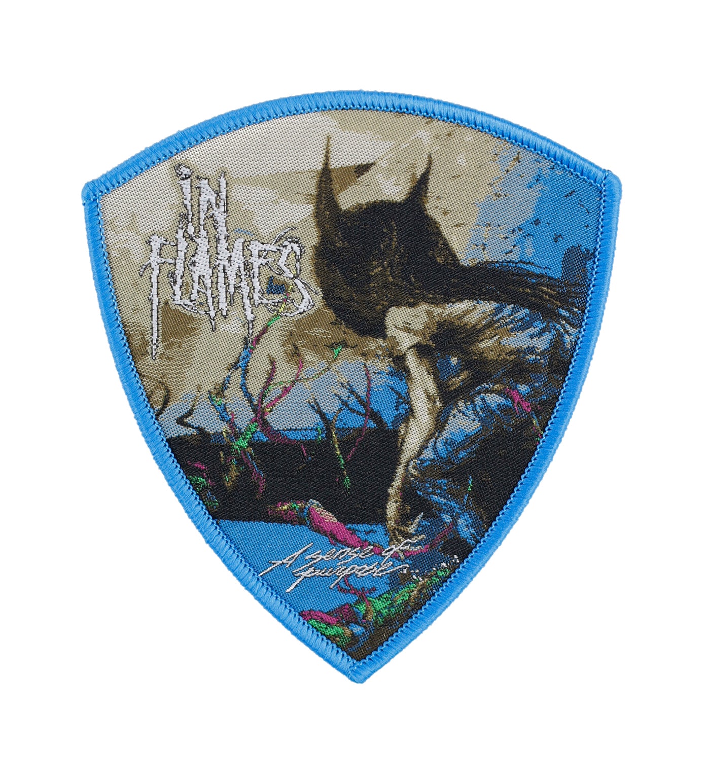 A Sense Of Purpose Shield, Blue Border