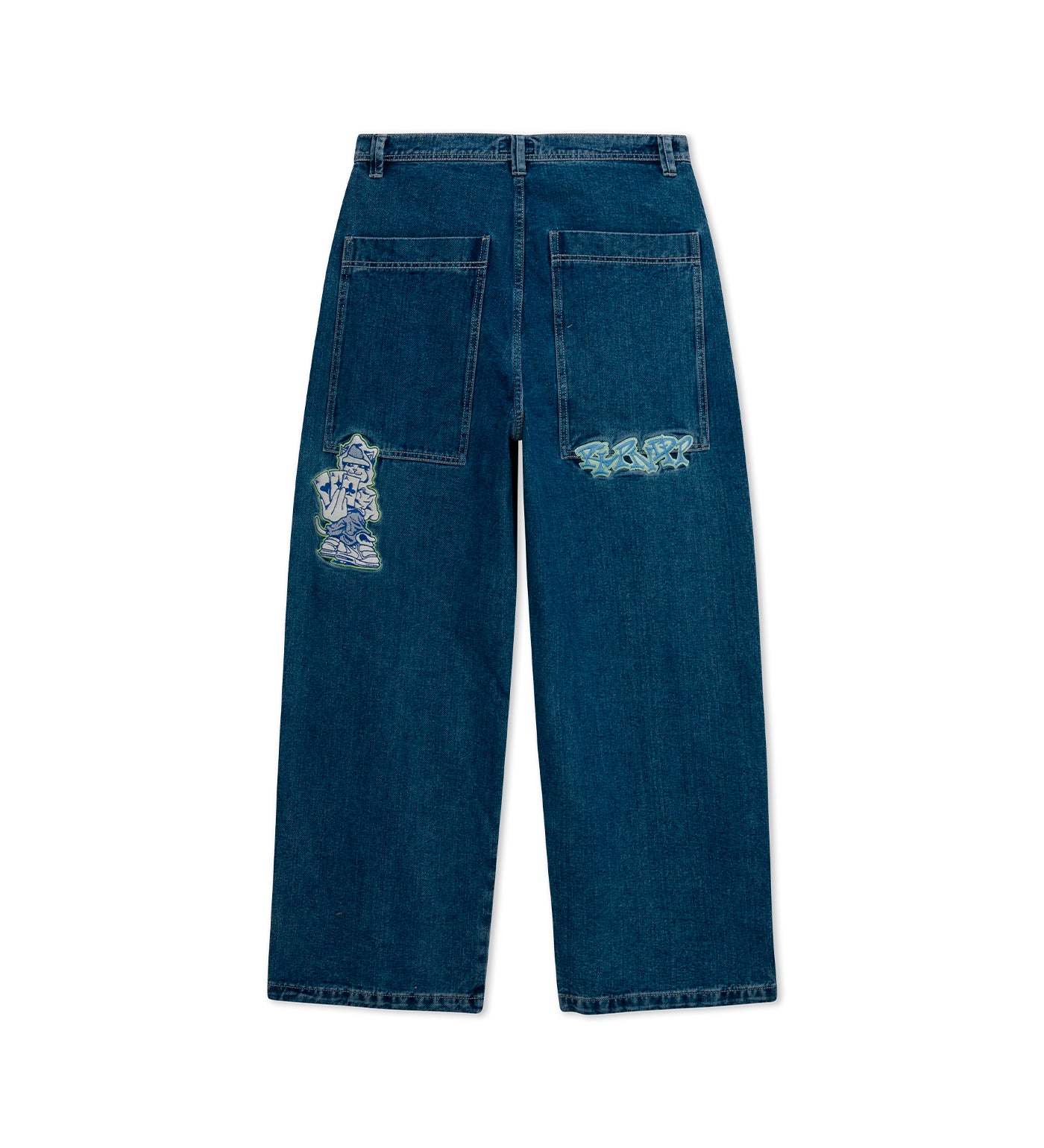 Ace Ultra Wide Leg, Medium Wash - Image 2