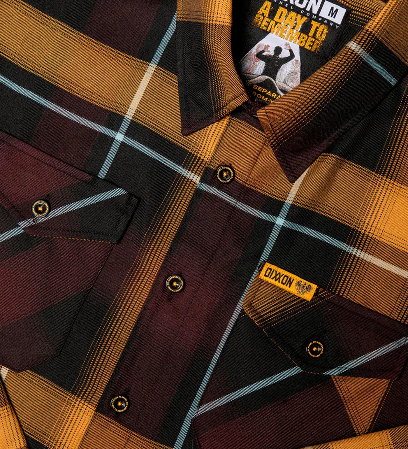 ADTR What Separates Me From You Flannel, Red/Gold/Black - Image 2