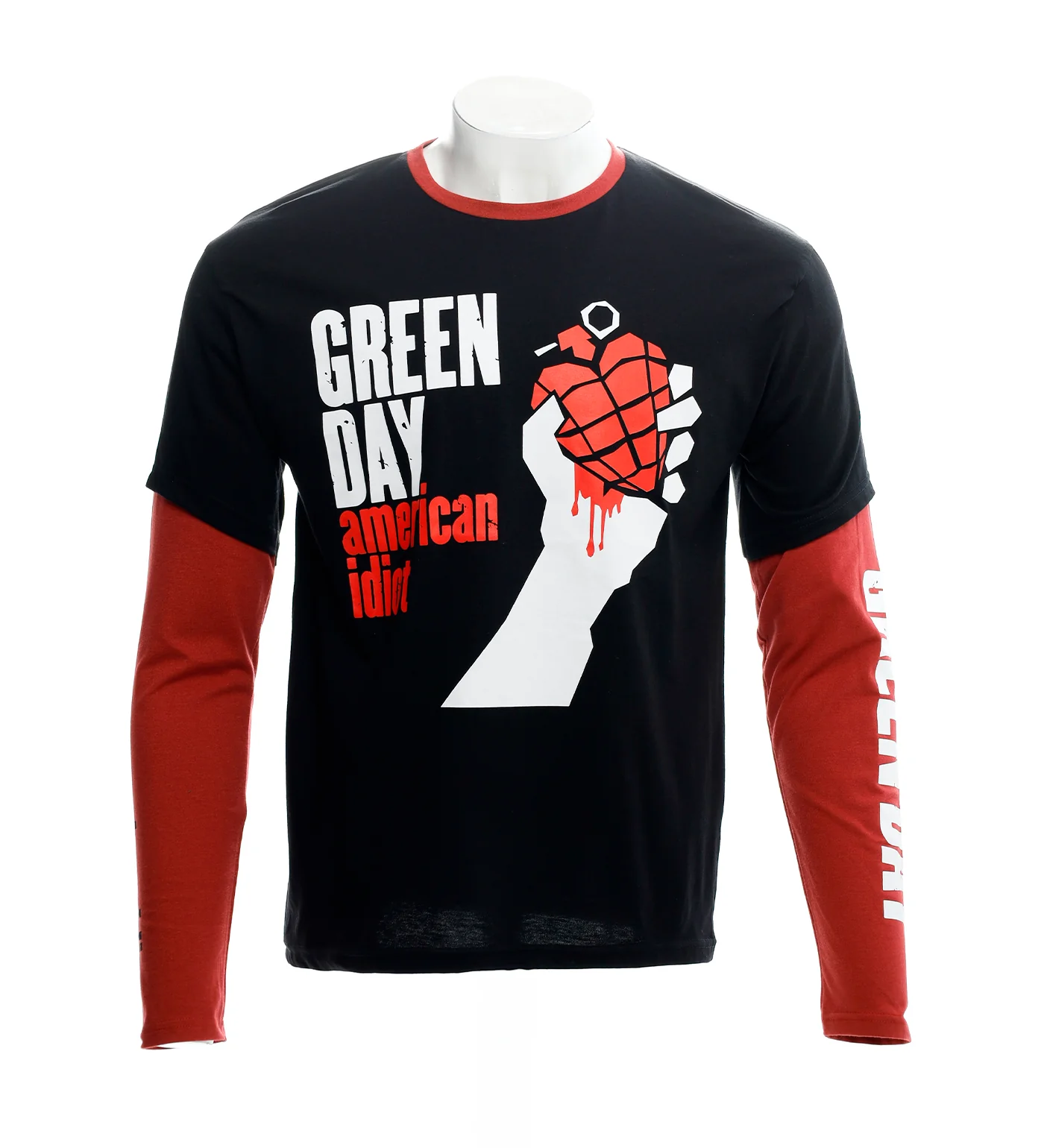 American Idiot L/S, Brick Red/Black