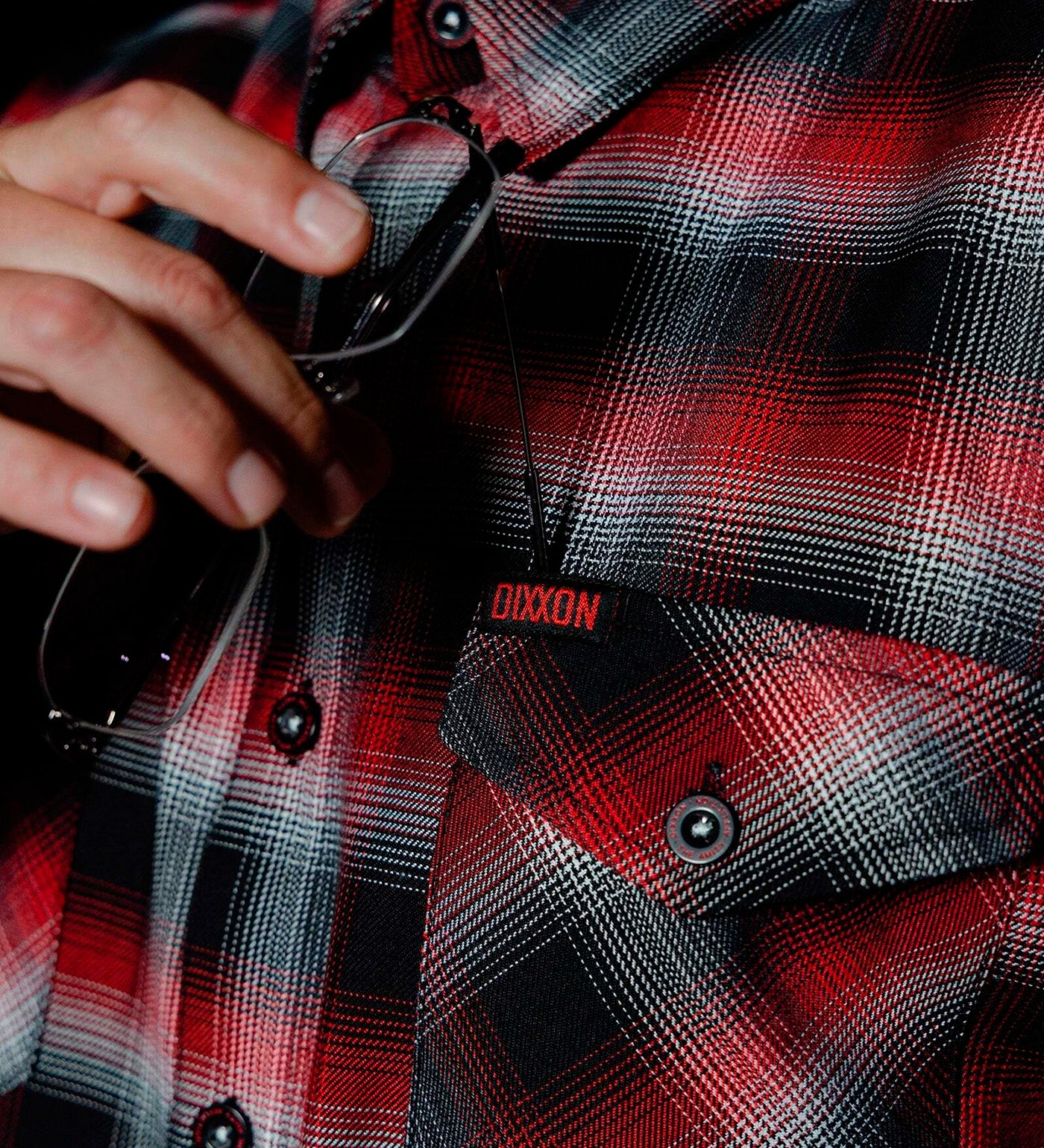 Amity Affliction Youngbloods Flannel, Red/Black/White - Image 4