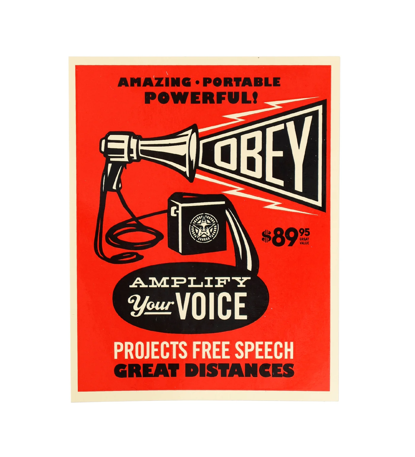 Amplify Your Voice, Red/Gum/Black