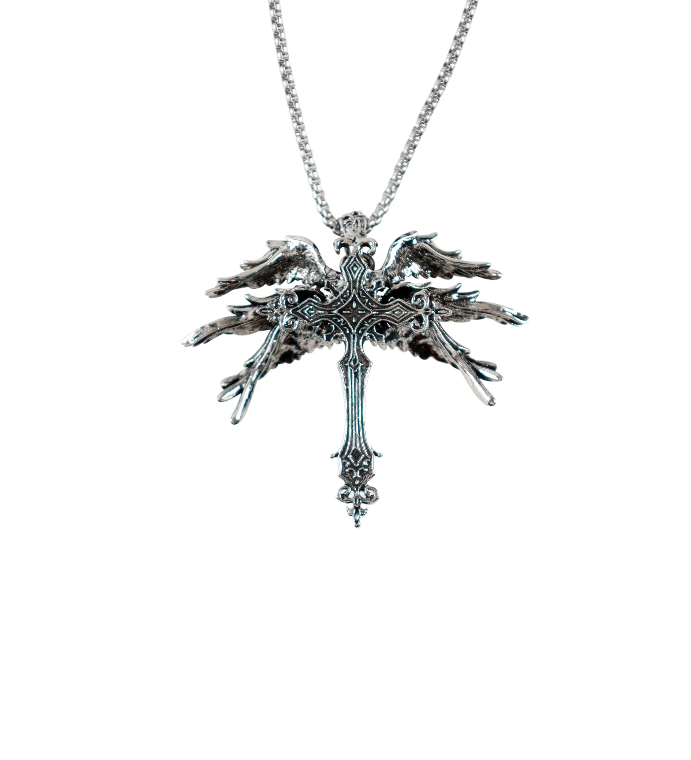 Angel Wings Cross, Silver(2A)