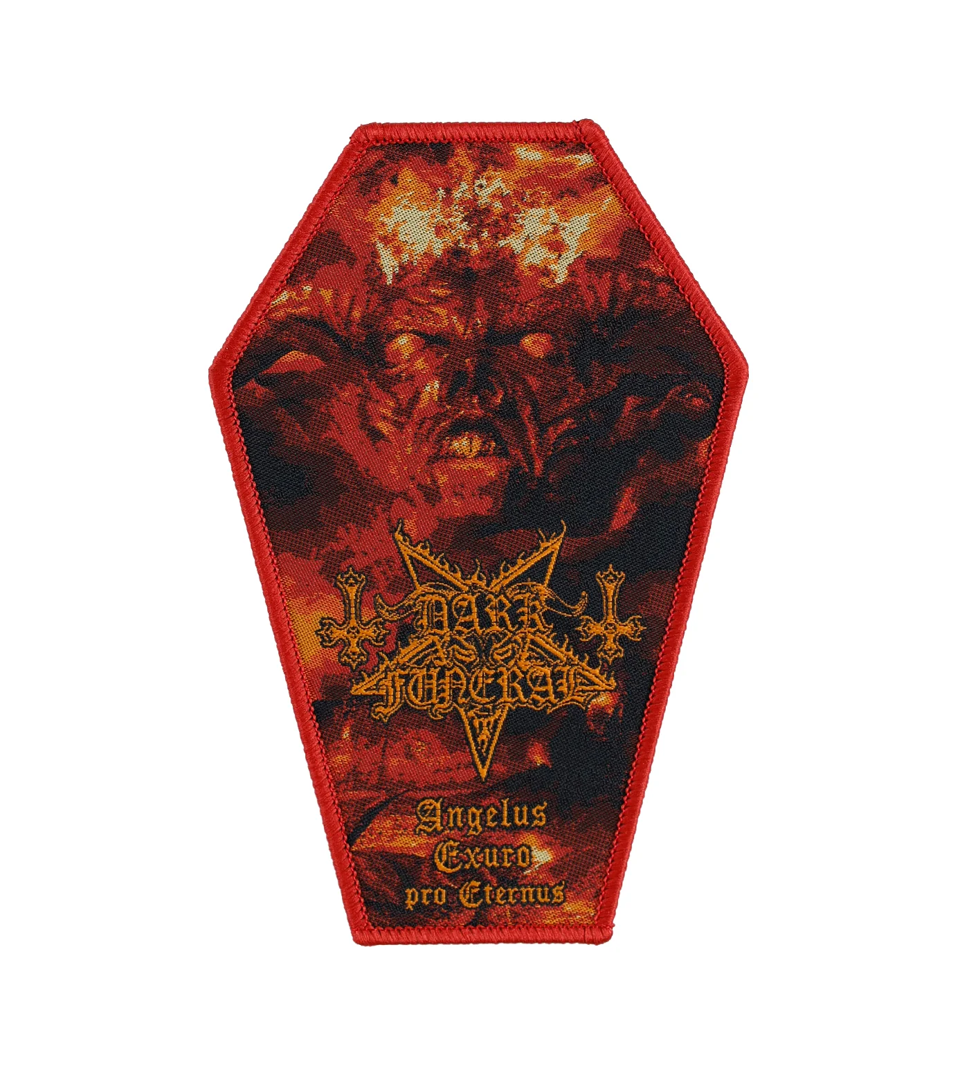 Angelus Exuro Pro Eternus Coffin, Red Border