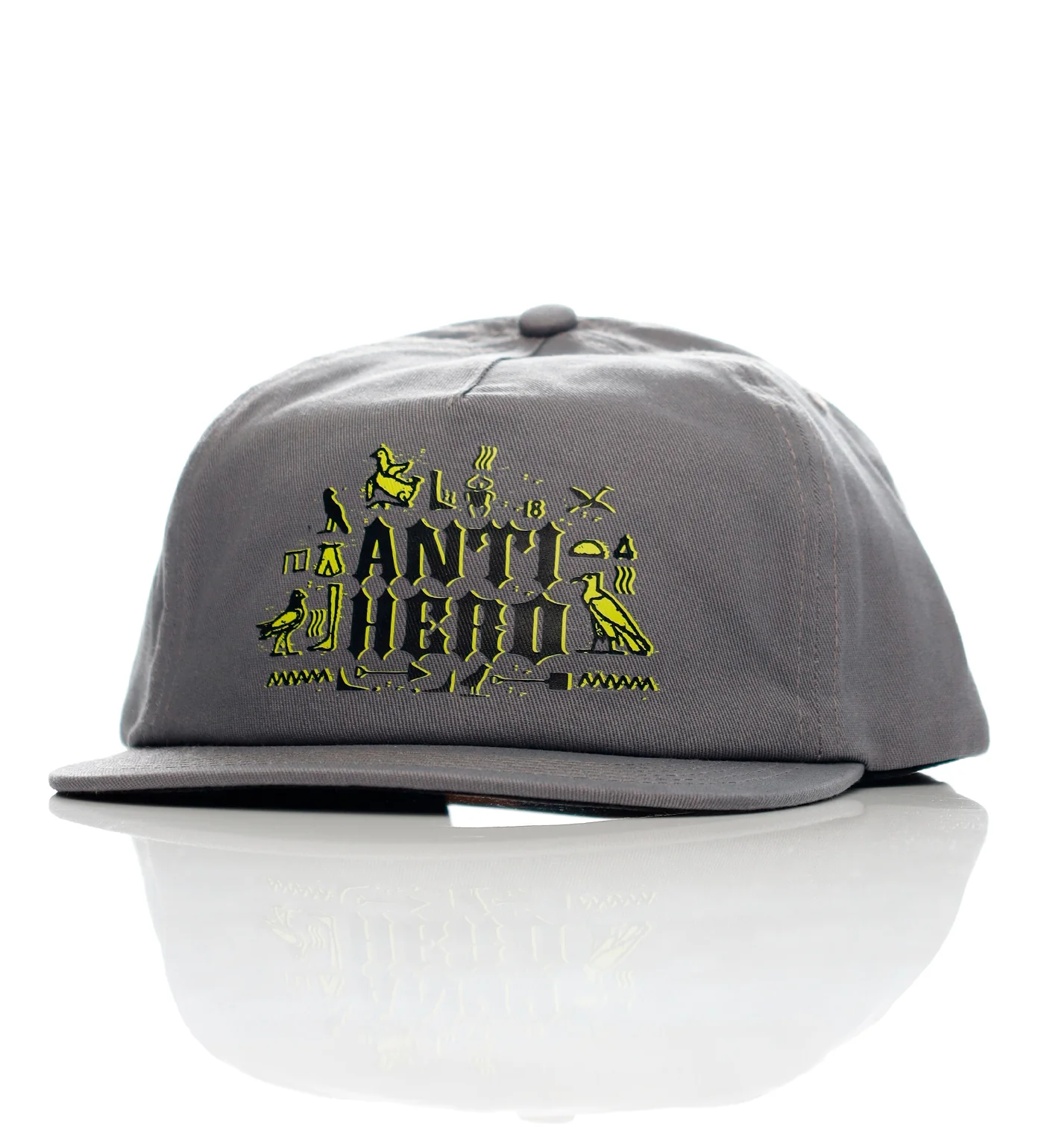 Anti-Hiero Glyphics Snapback, Charcoal