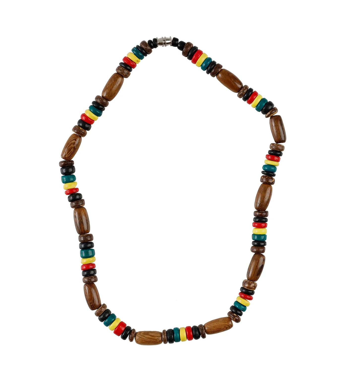 Assorted Wooden Beads, Wood/Green/Red/Yellow (3F)
