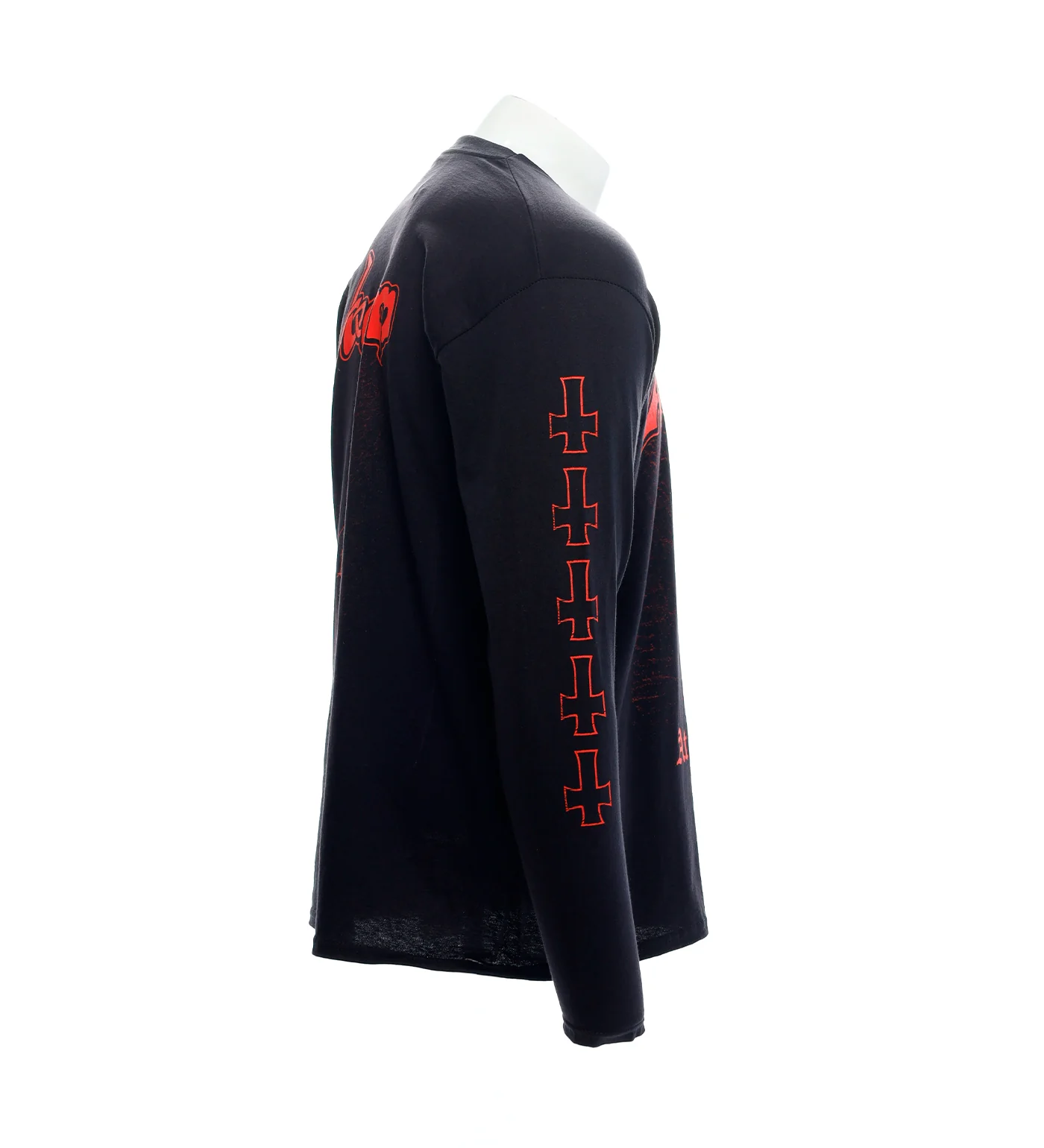 At War With Satan L/S, Black/Red - Image 4