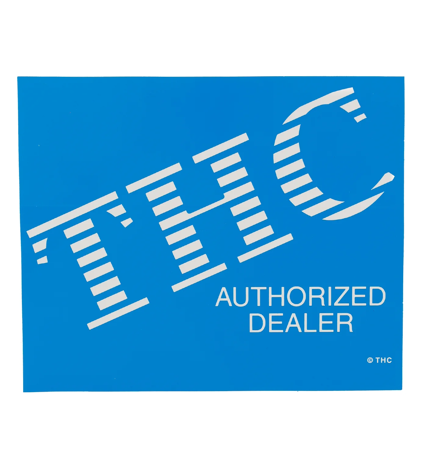 Authorized Dealer, Blue (A)