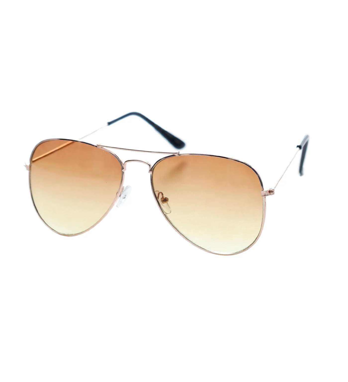 Aviator, Rose Gold/Brown Green