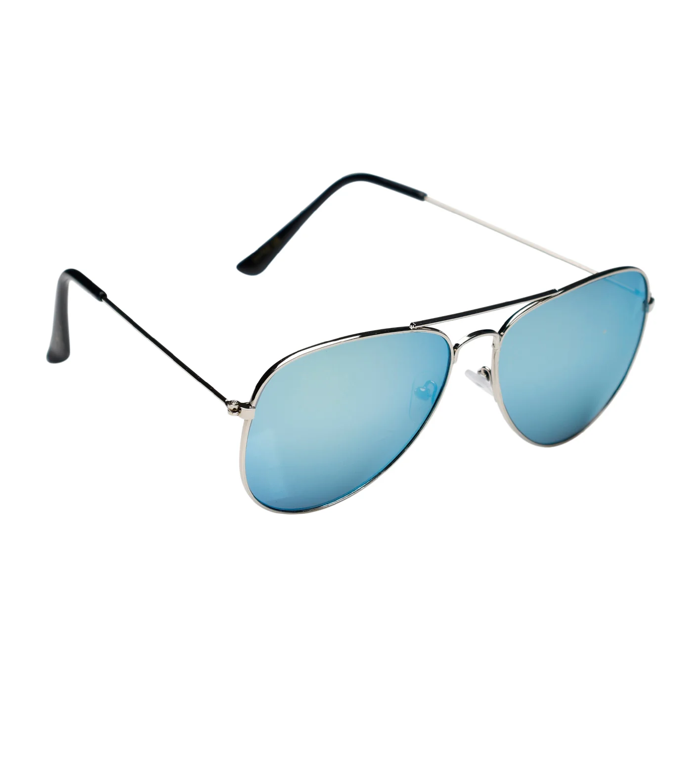 Aviator, Silver/Teal Green