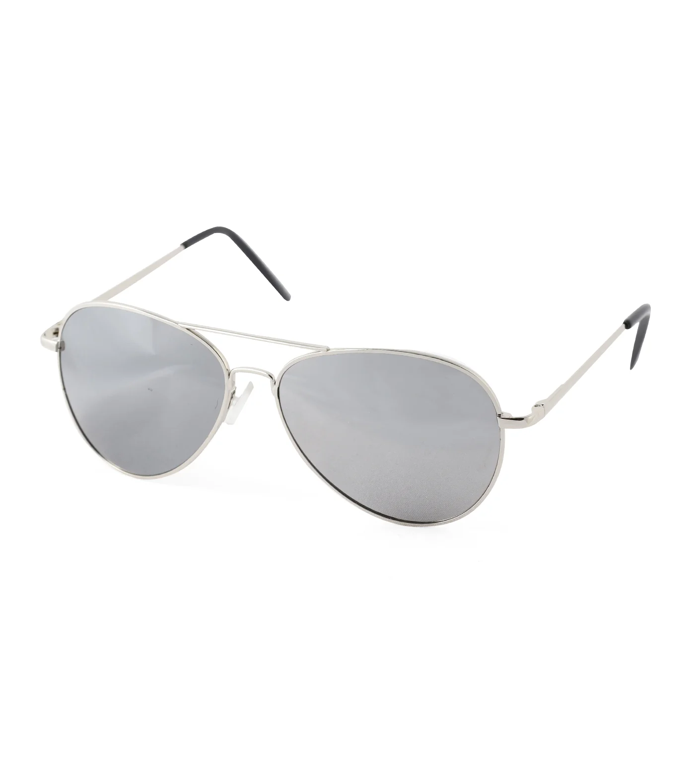 Aviator, Silver/Smoke