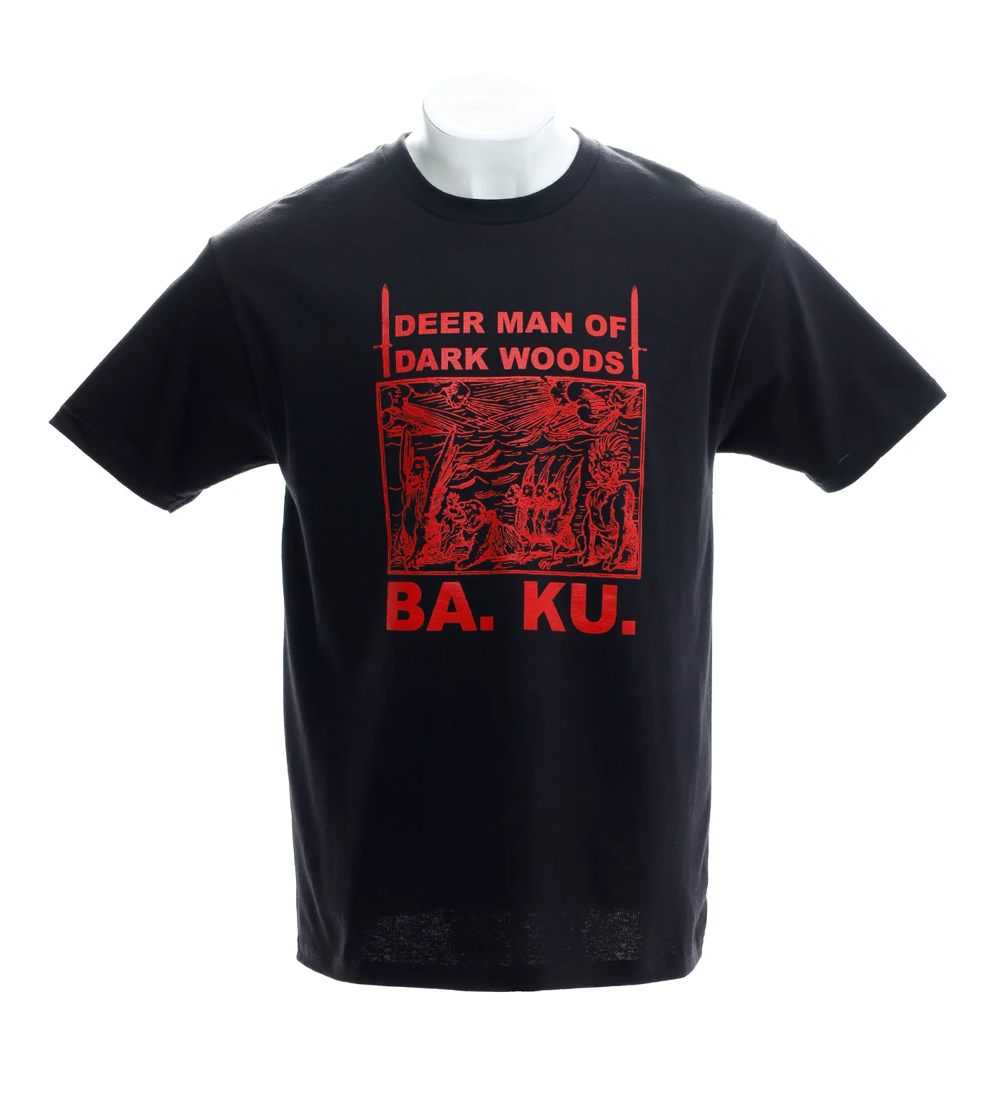 BA.KU. Deer Man Blood, Black/Red