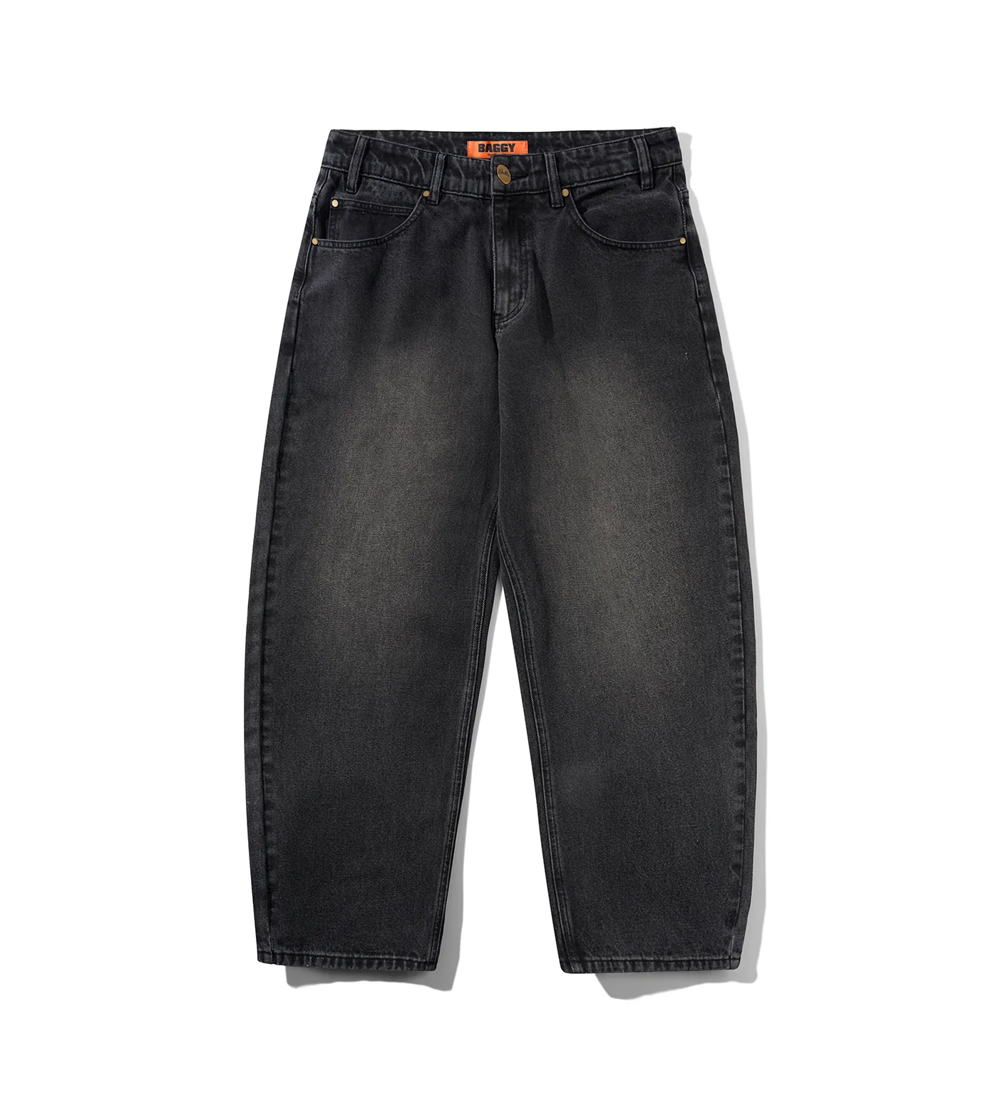 Baggy Denim, Distressed Black
