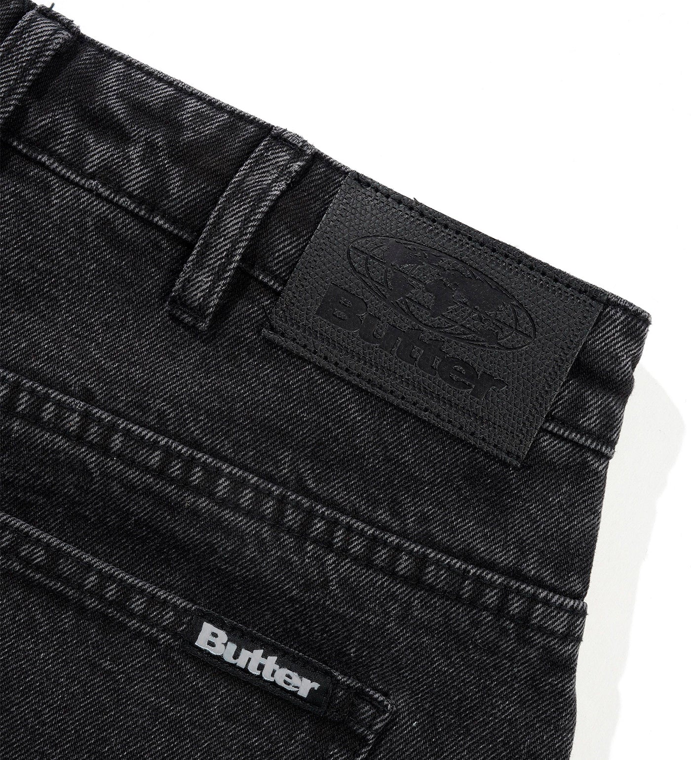 Baggy Denim, Distressed Black - Image 3