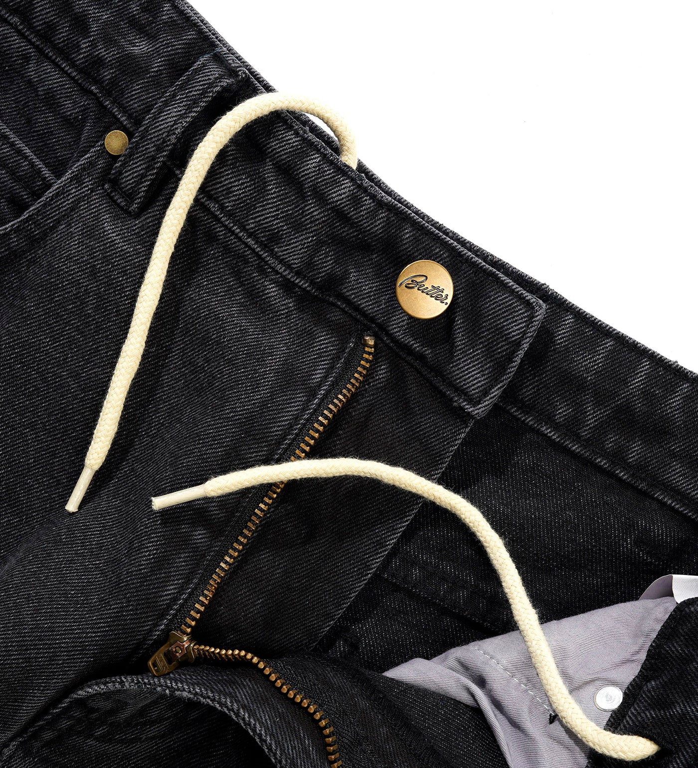 Baggy Denim, Distressed Black - Image 4