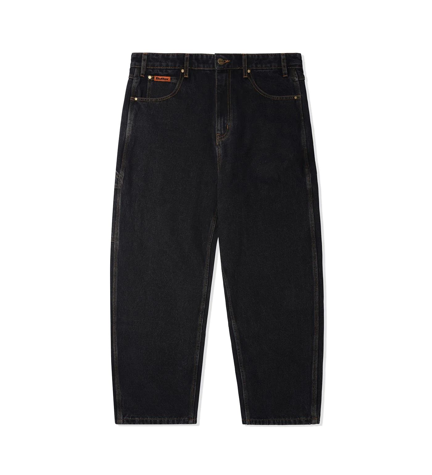 Baggy Denim, Washed Black