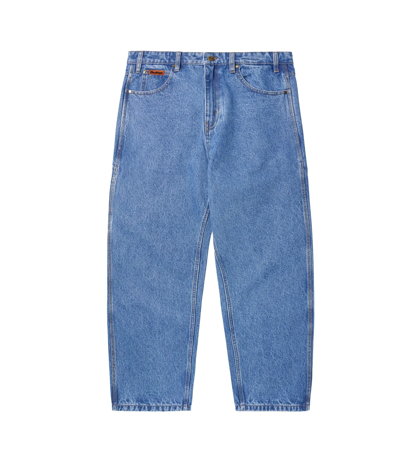 Baggy Denim, Washed Indigo