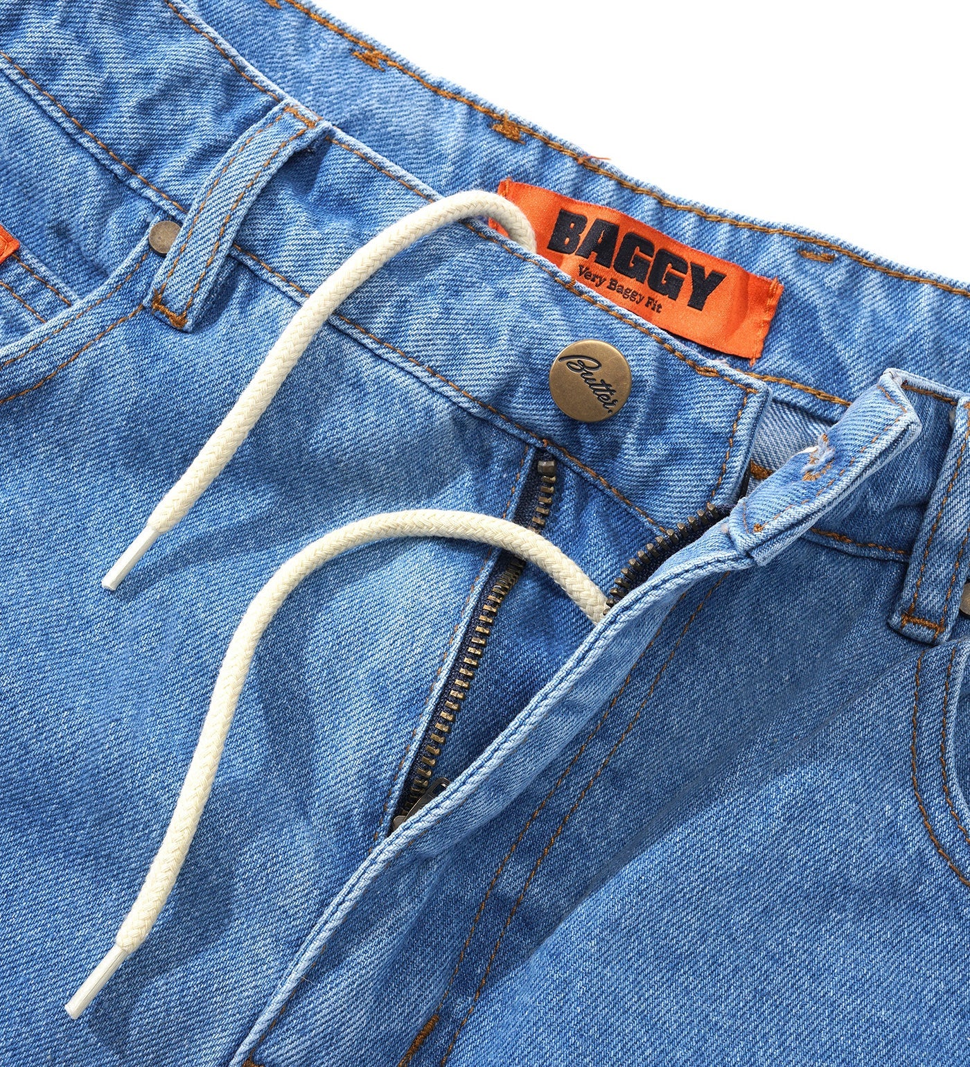 Baggy Denim, Washed Indigo - Image 3