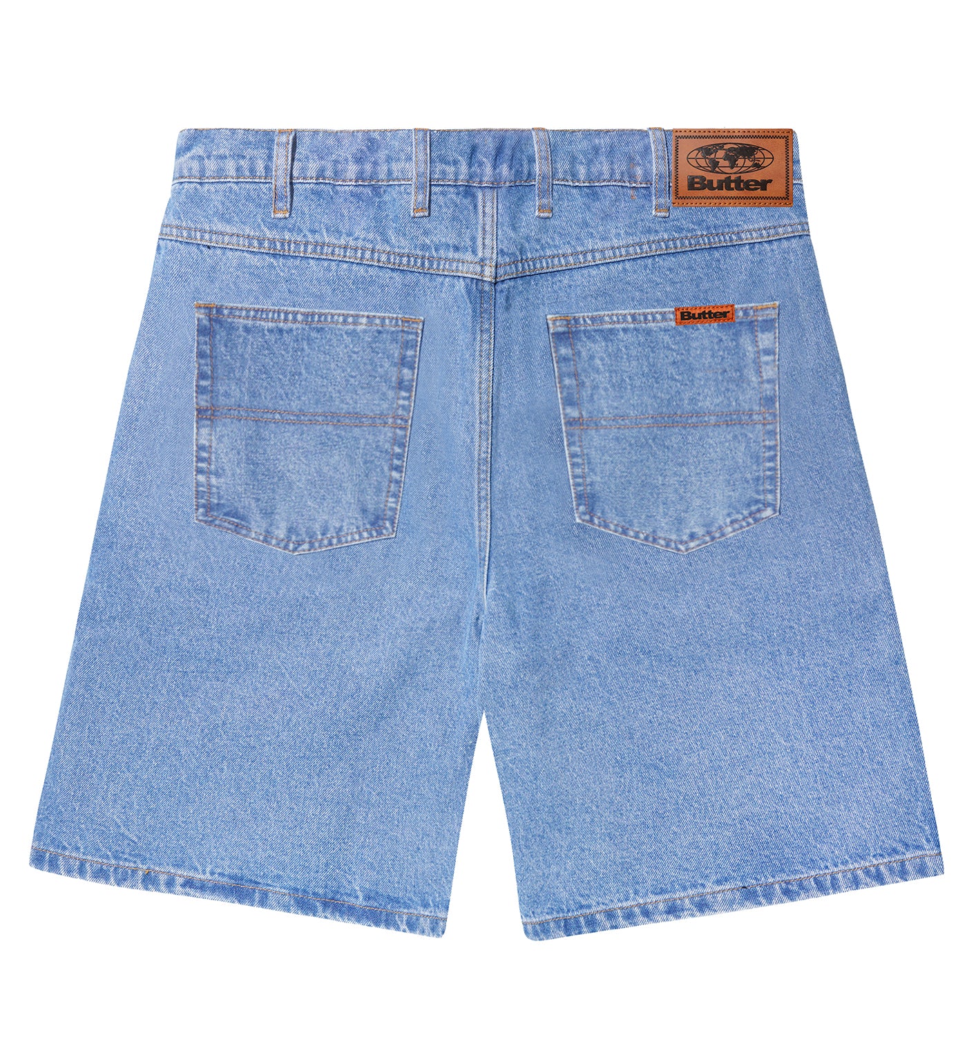 Baggy Shorts, Washed Indigo - Image 2