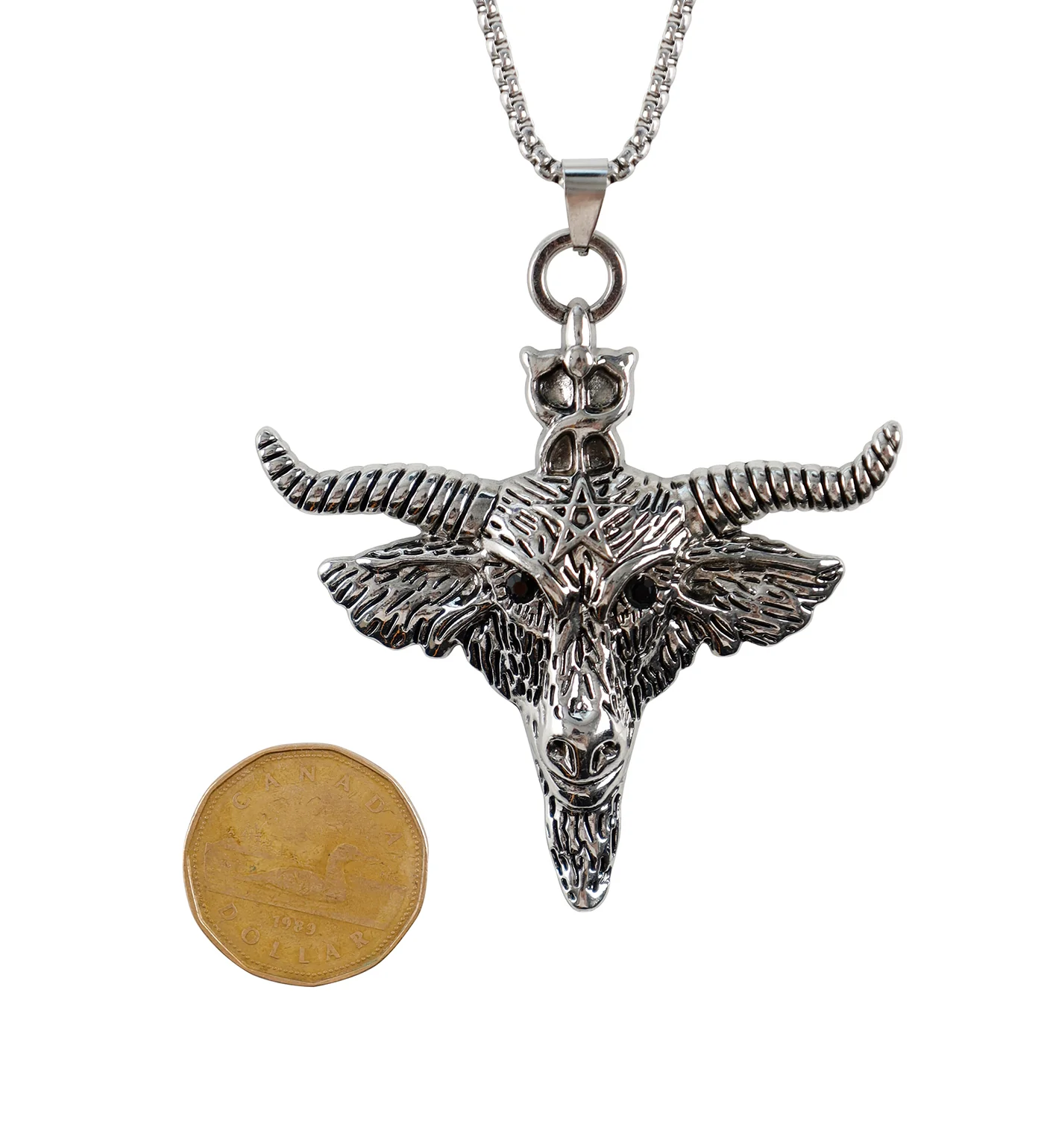Baphomet Head (2E), Silver - Image 2