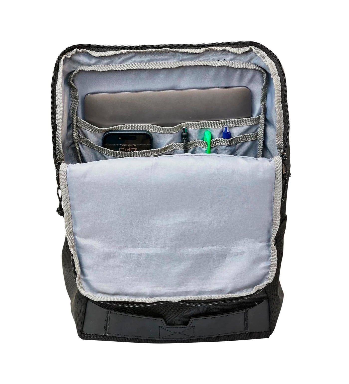 Bar Logo Backpack, Black - Image 4
