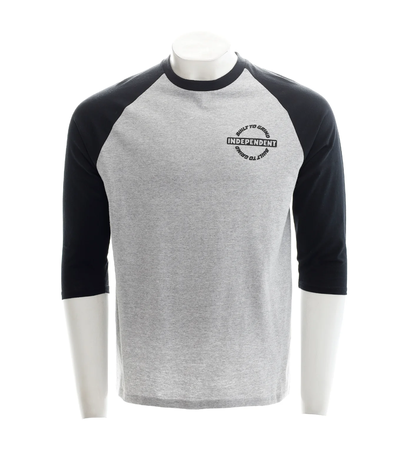 Bar-rier 3/4 Raglan, Sports Grey/Black