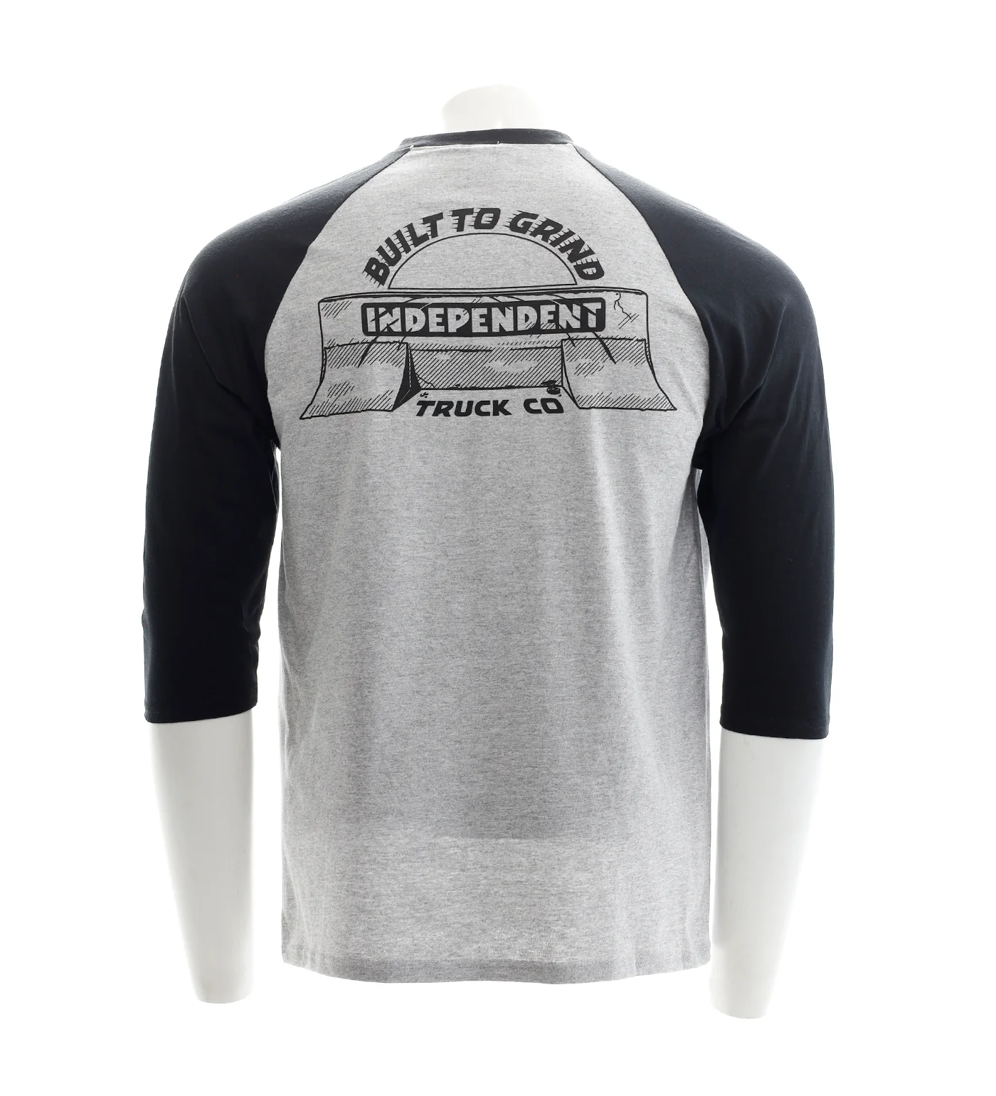 Bar-rier 3/4 Raglan, Sports Grey/Black - Image 2